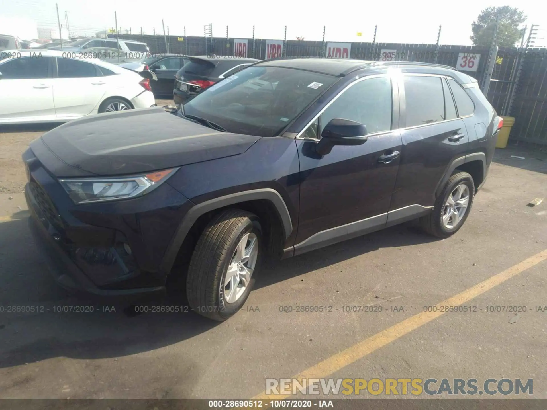 2 Photograph of a damaged car 2T3W1RFV9LC044577 TOYOTA RAV4 2020
