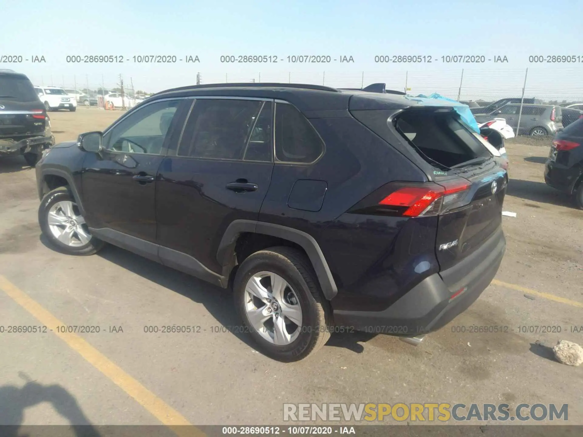3 Photograph of a damaged car 2T3W1RFV9LC044577 TOYOTA RAV4 2020