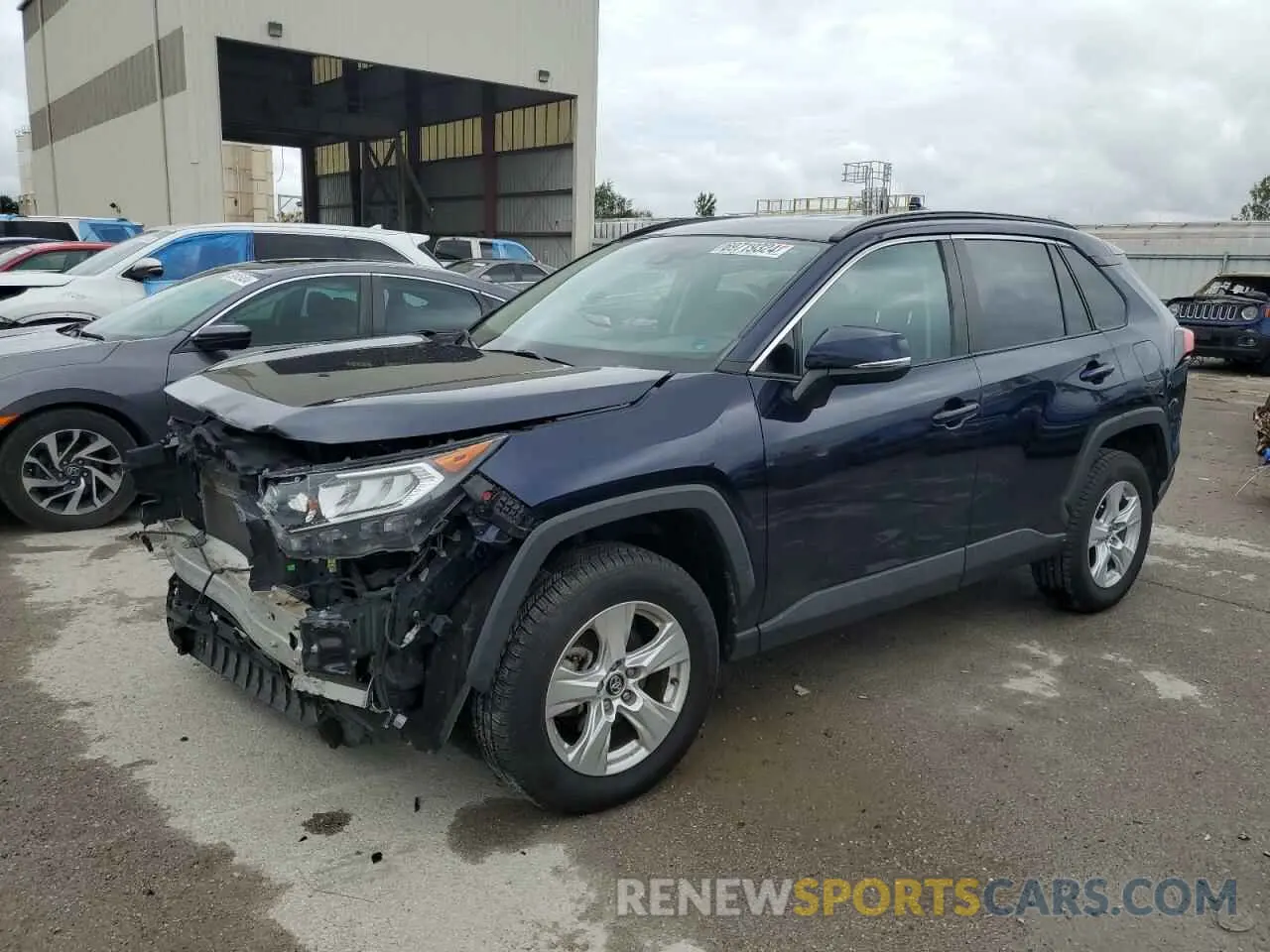 1 Photograph of a damaged car 2T3W1RFV9LC052081 TOYOTA RAV4 2020