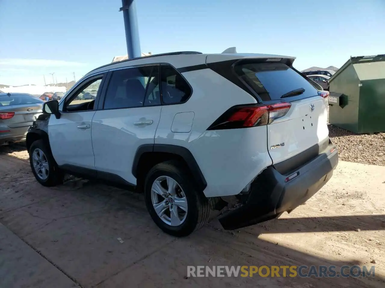 2 Photograph of a damaged car 2T3W1RFV9LW088948 TOYOTA RAV4 2020