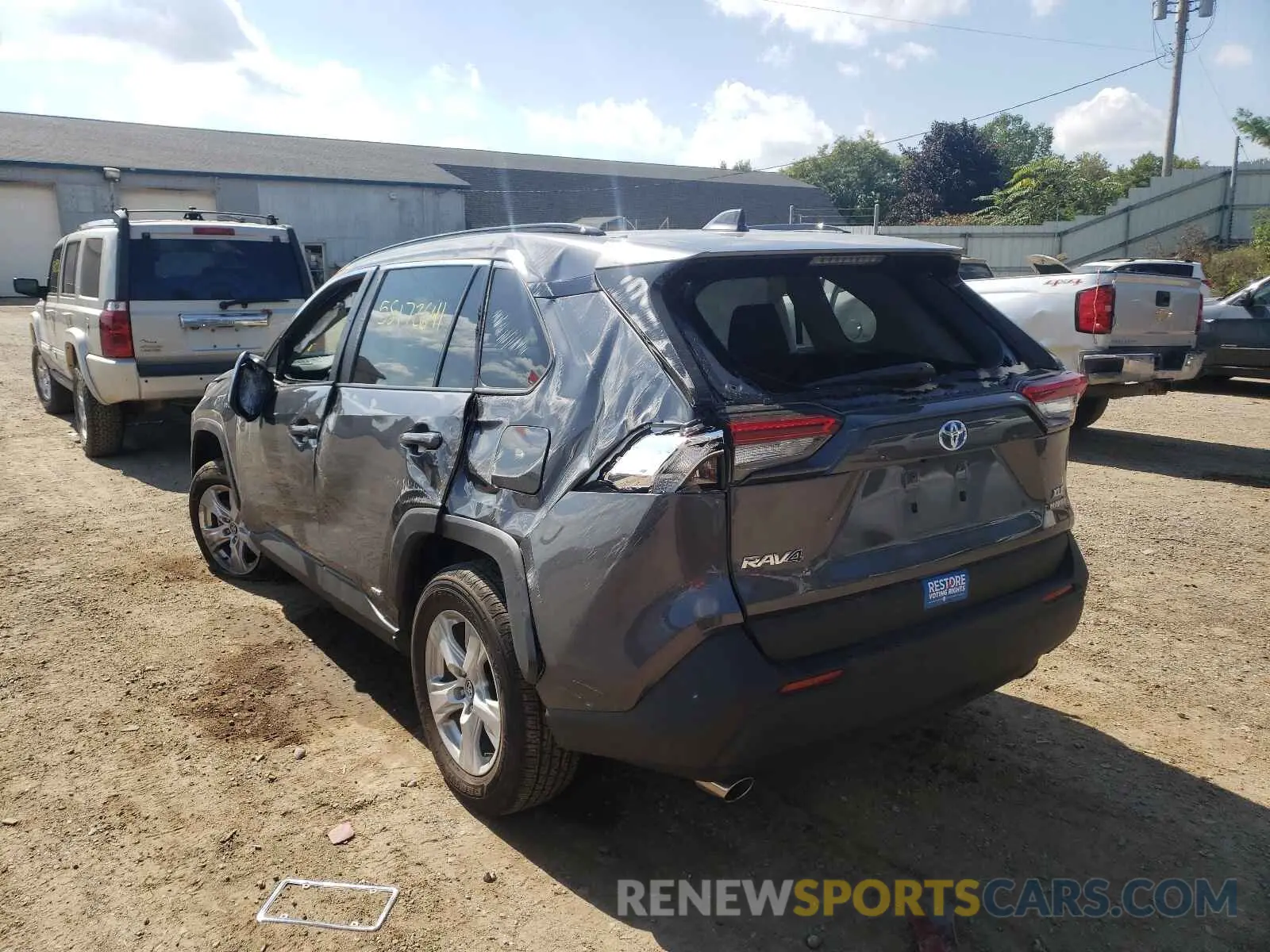 3 Photograph of a damaged car 4T3RWRFV7LU002499 TOYOTA RAV4 2020