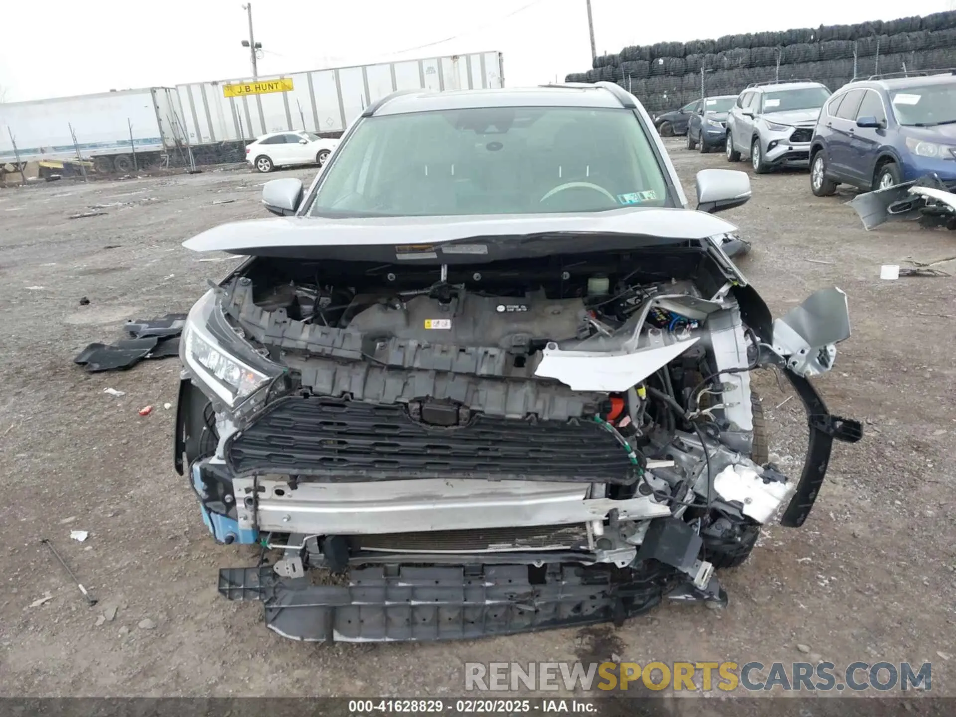 6 Фотография поврежденного автомобиля JTMA1RFV1LD056535 TOYOTA RAV4 2020