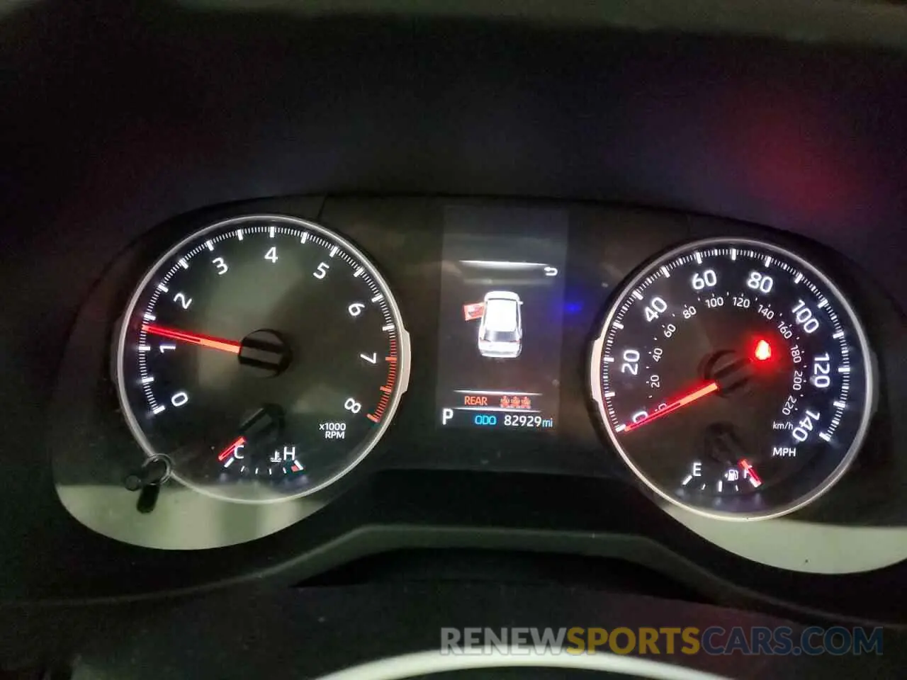9 Фотография поврежденного автомобиля JTMA1RFV4LJ036488 TOYOTA RAV4 2020