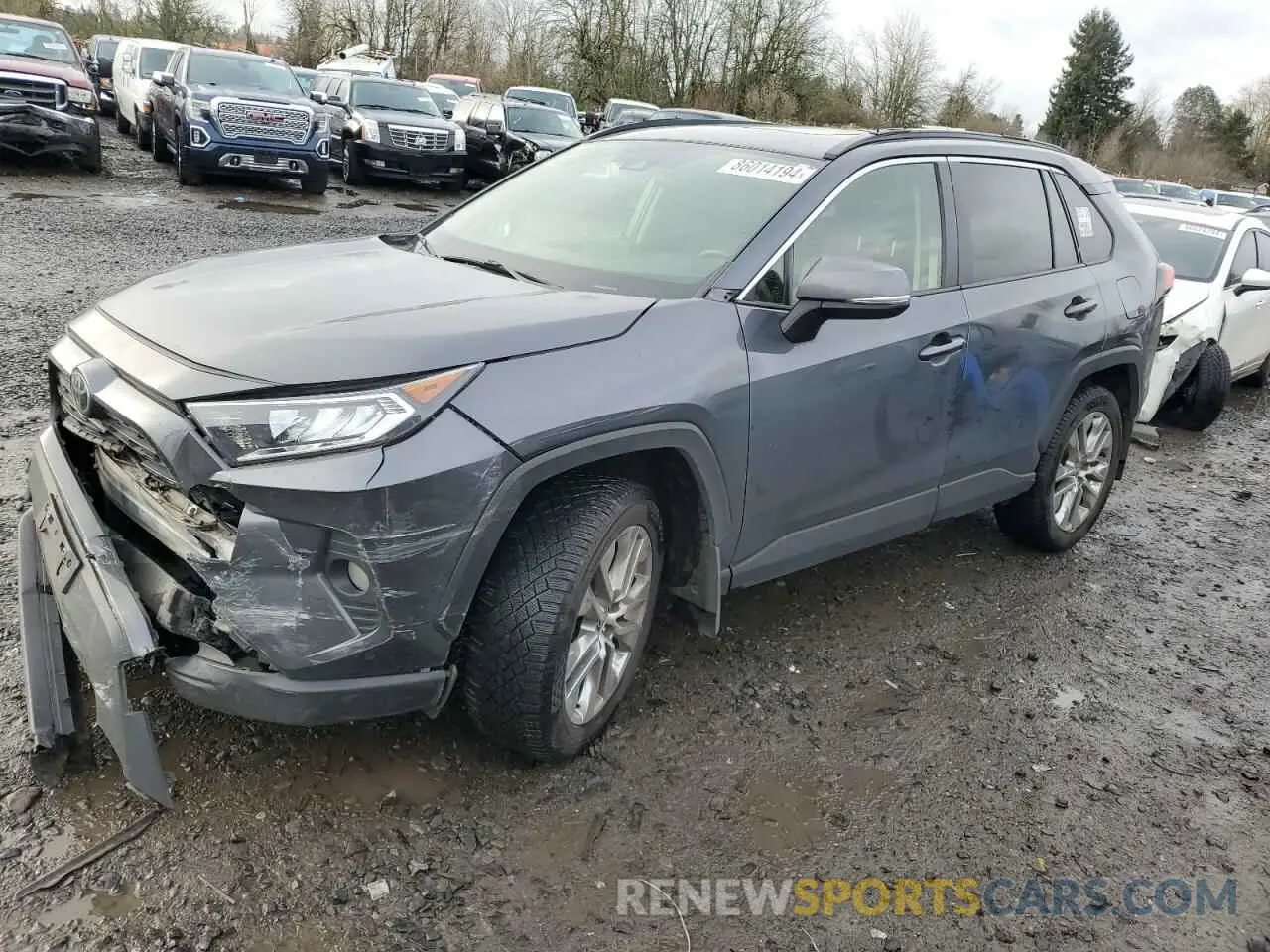 1 Фотография поврежденного автомобиля JTMA1RFV6LD529507 TOYOTA RAV4 2020