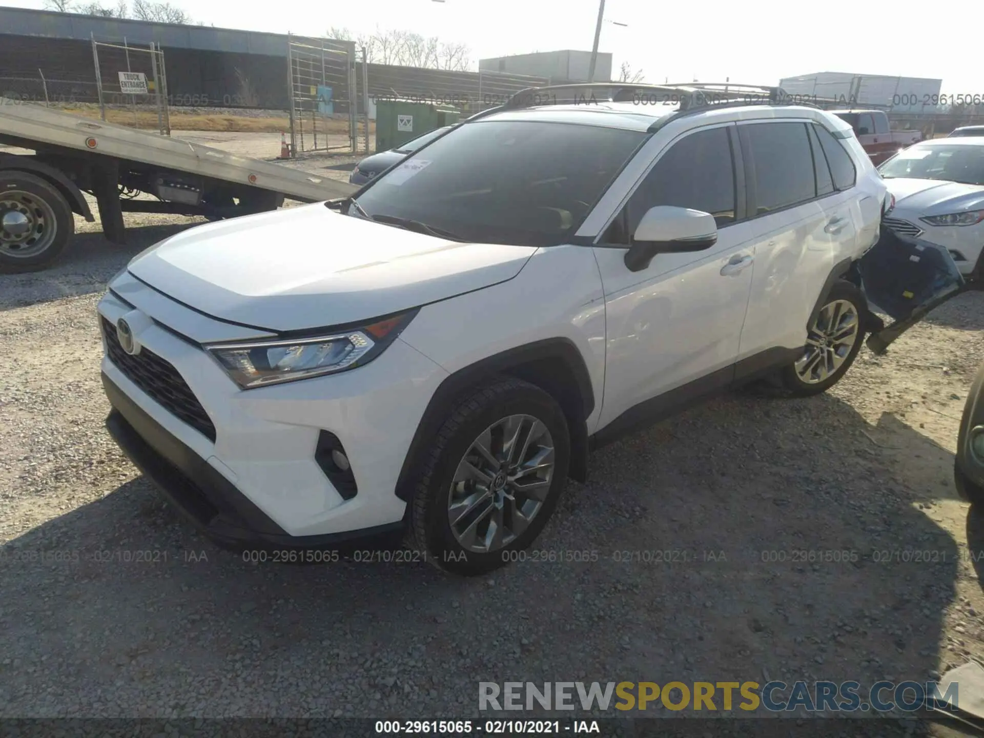 2 Photograph of a damaged car JTMA1RFV8LD057312 TOYOTA RAV4 2020