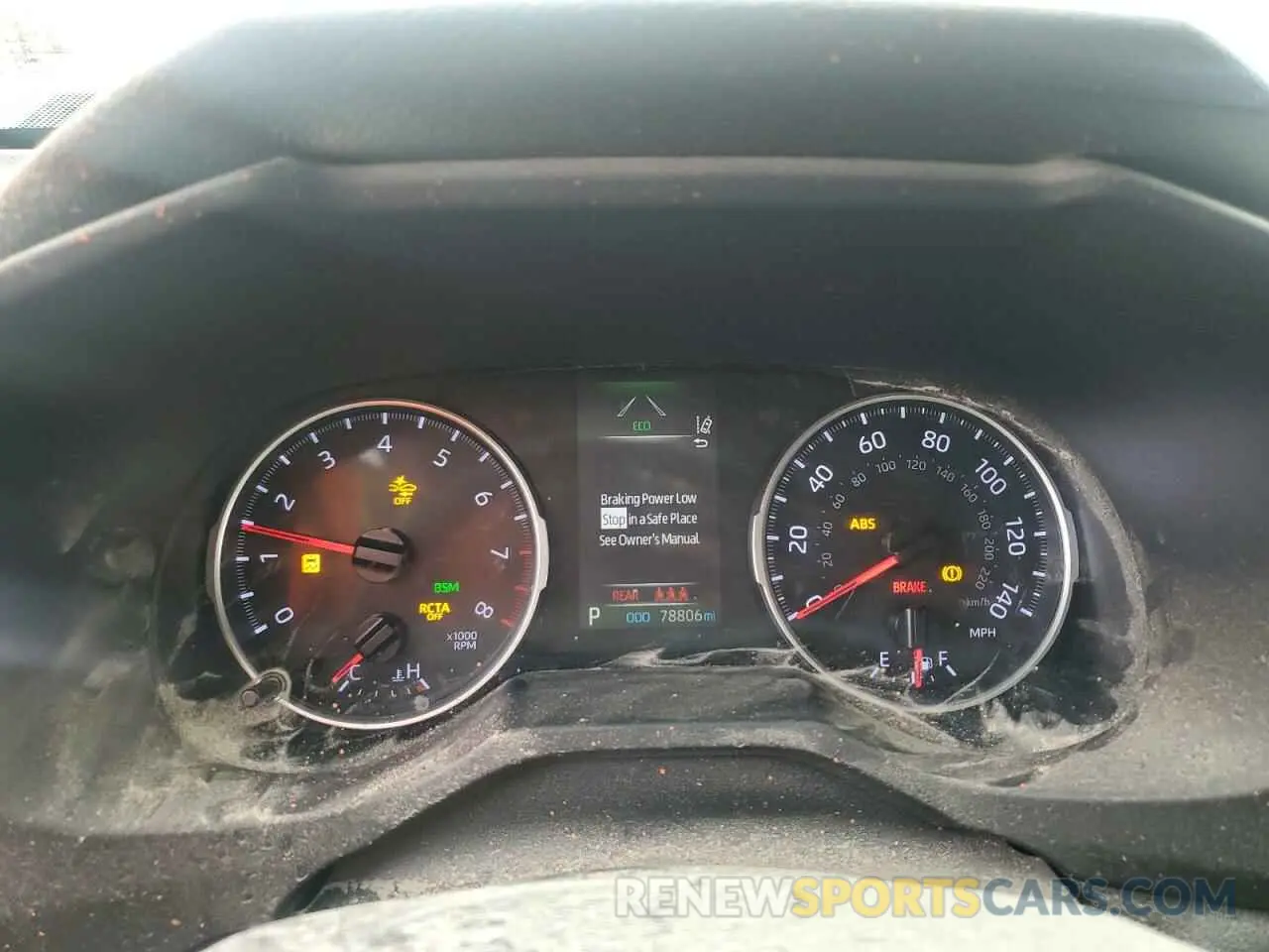 9 Фотография поврежденного автомобиля JTMA1RFVXLD528716 TOYOTA RAV4 2020