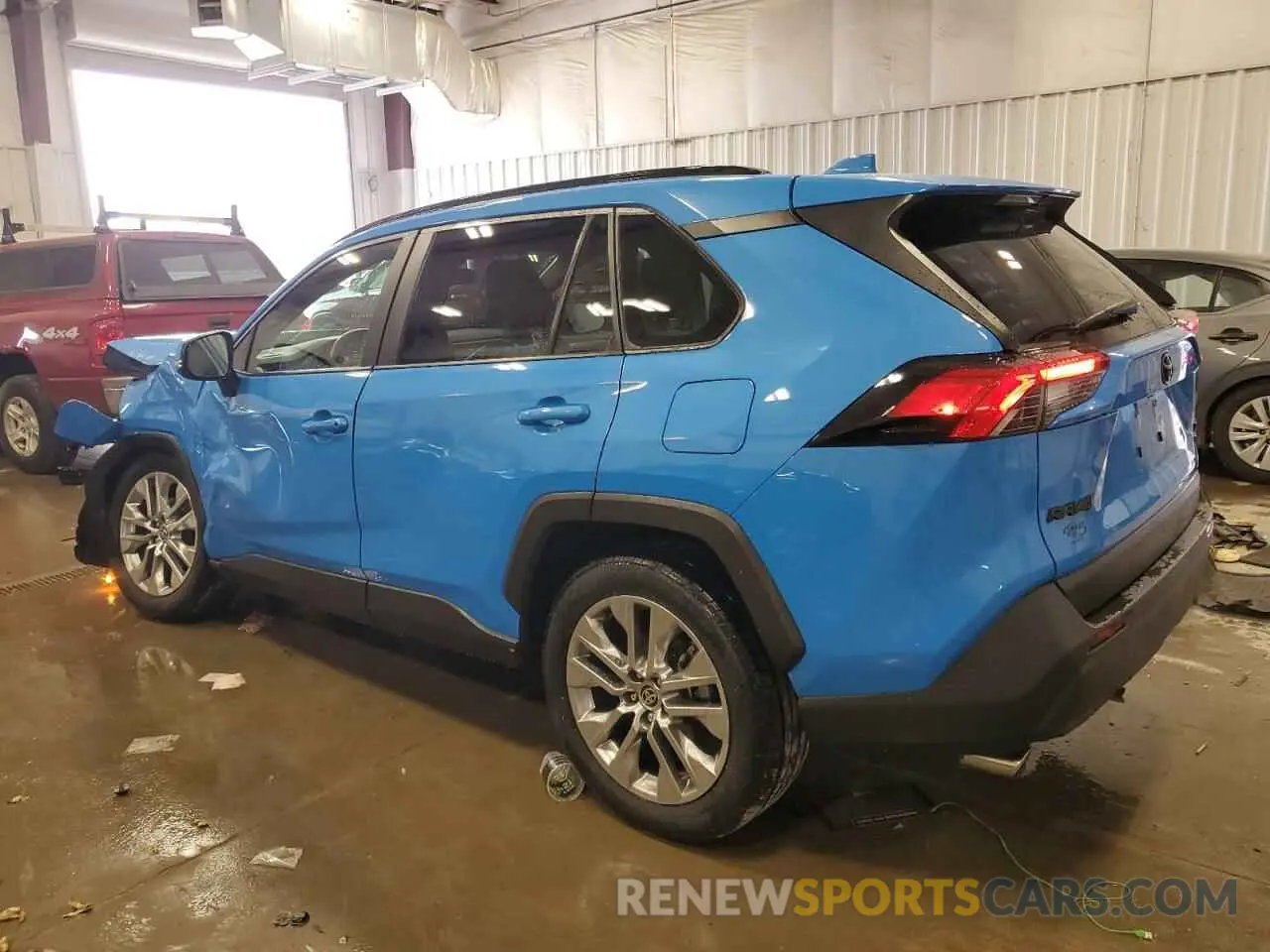 2 Фотография поврежденного автомобиля JTMA1RFVXLJ037340 TOYOTA RAV4 2020