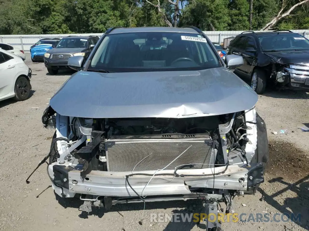 5 Фотография поврежденного автомобиля JTMC1RFV4LJ021112 TOYOTA RAV4 2020