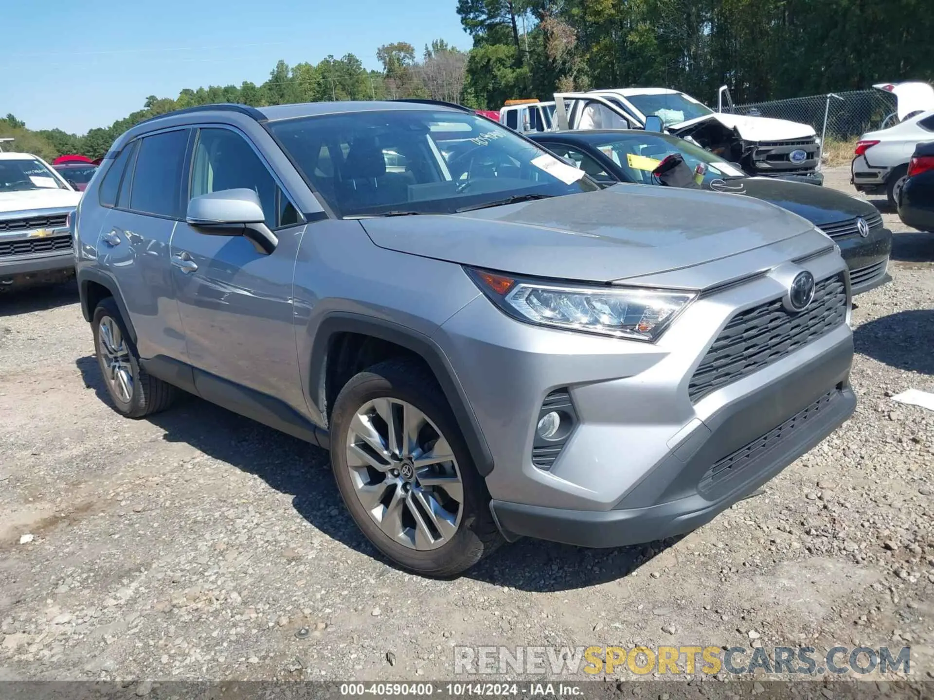 1 Photograph of a damaged car JTMC1RFV7LD517603 TOYOTA RAV4 2020