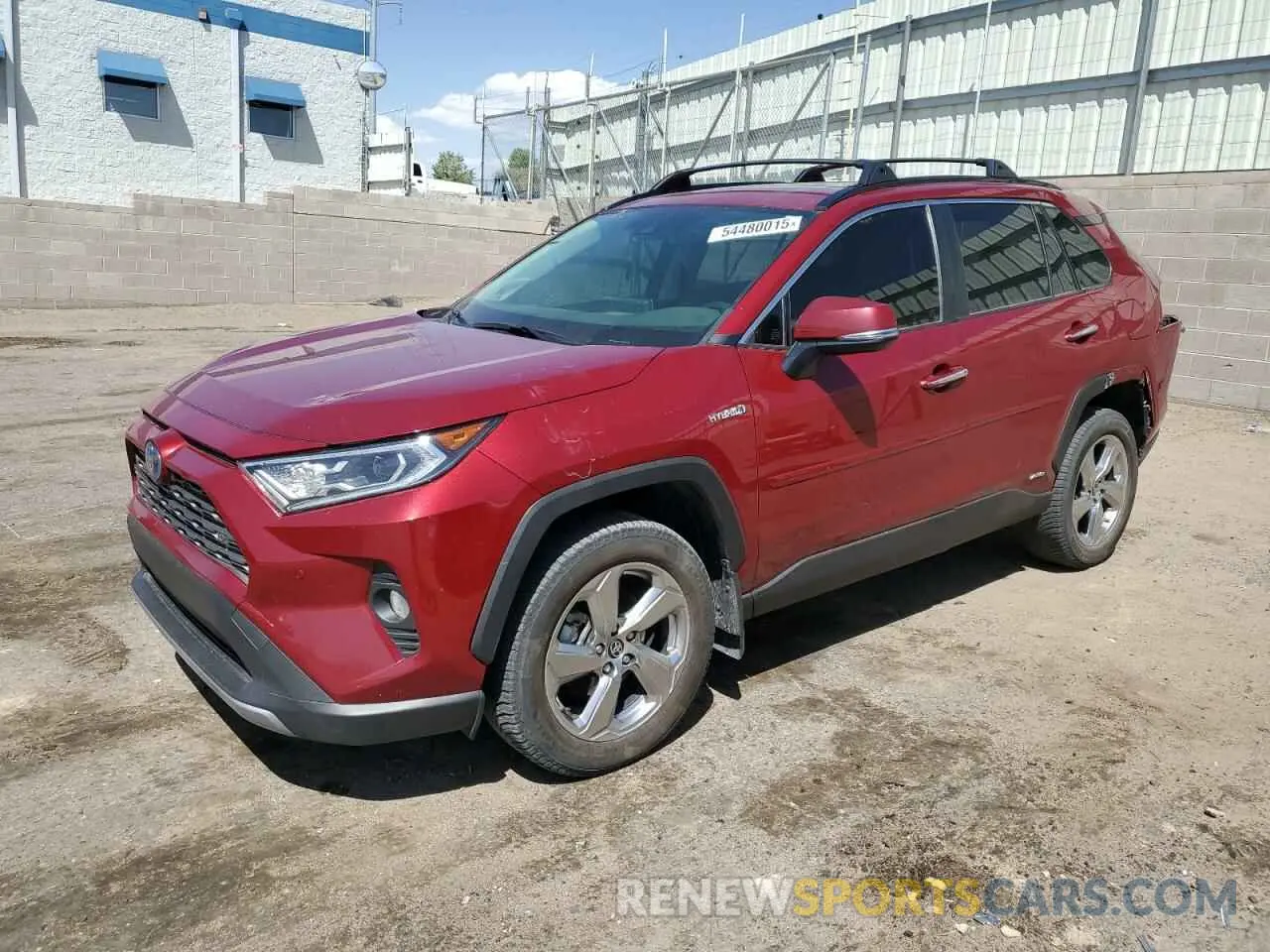1 Photograph of a damaged car JTMD6RFV1LD002411 TOYOTA RAV4 2020