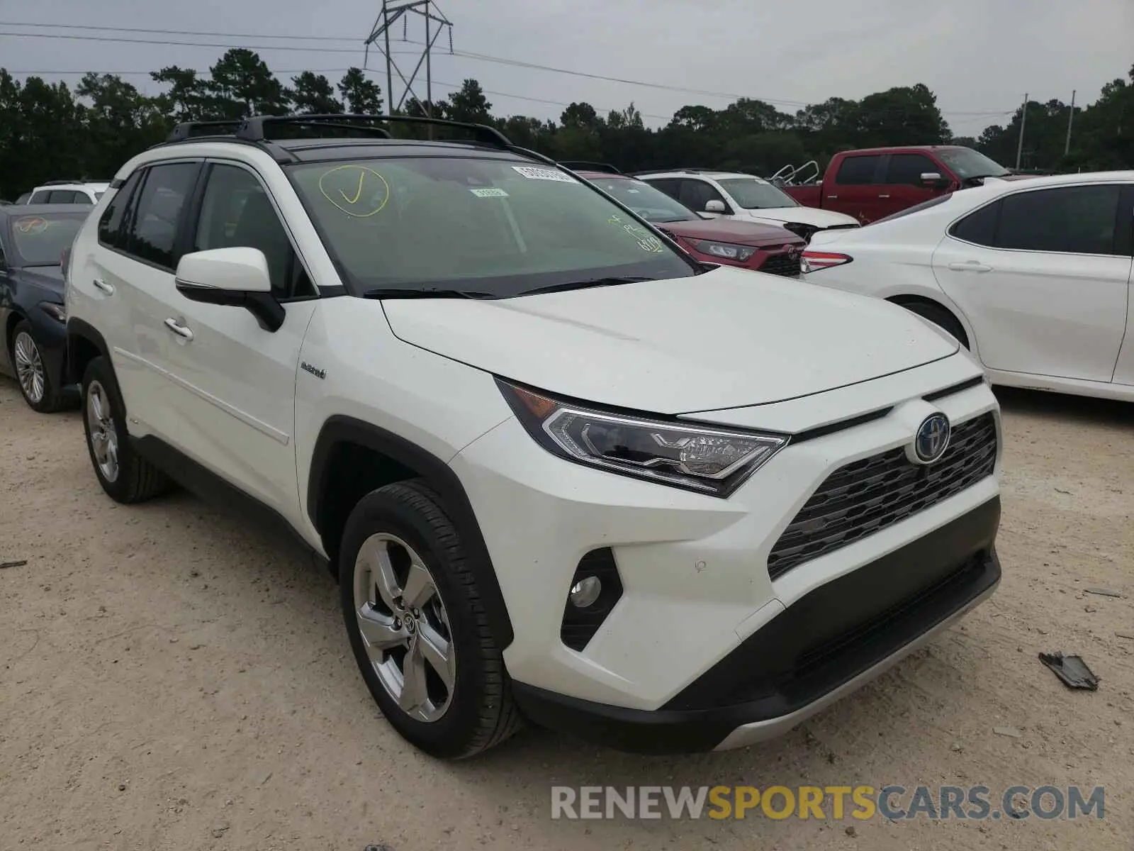 1 Photograph of a damaged car JTMD6RFV1LD501709 TOYOTA RAV4 2020
