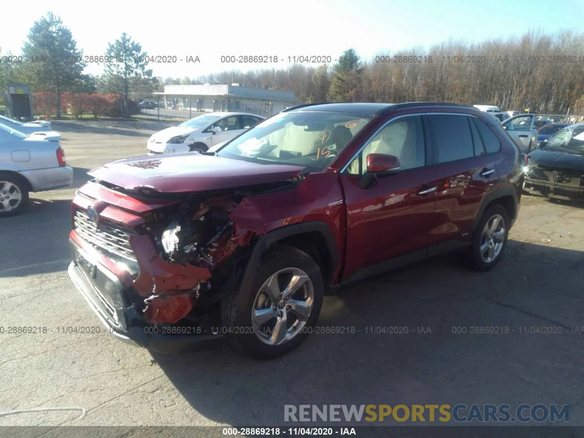 2 Photograph of a damaged car JTMDWRFV5LD534583 TOYOTA RAV4 2020