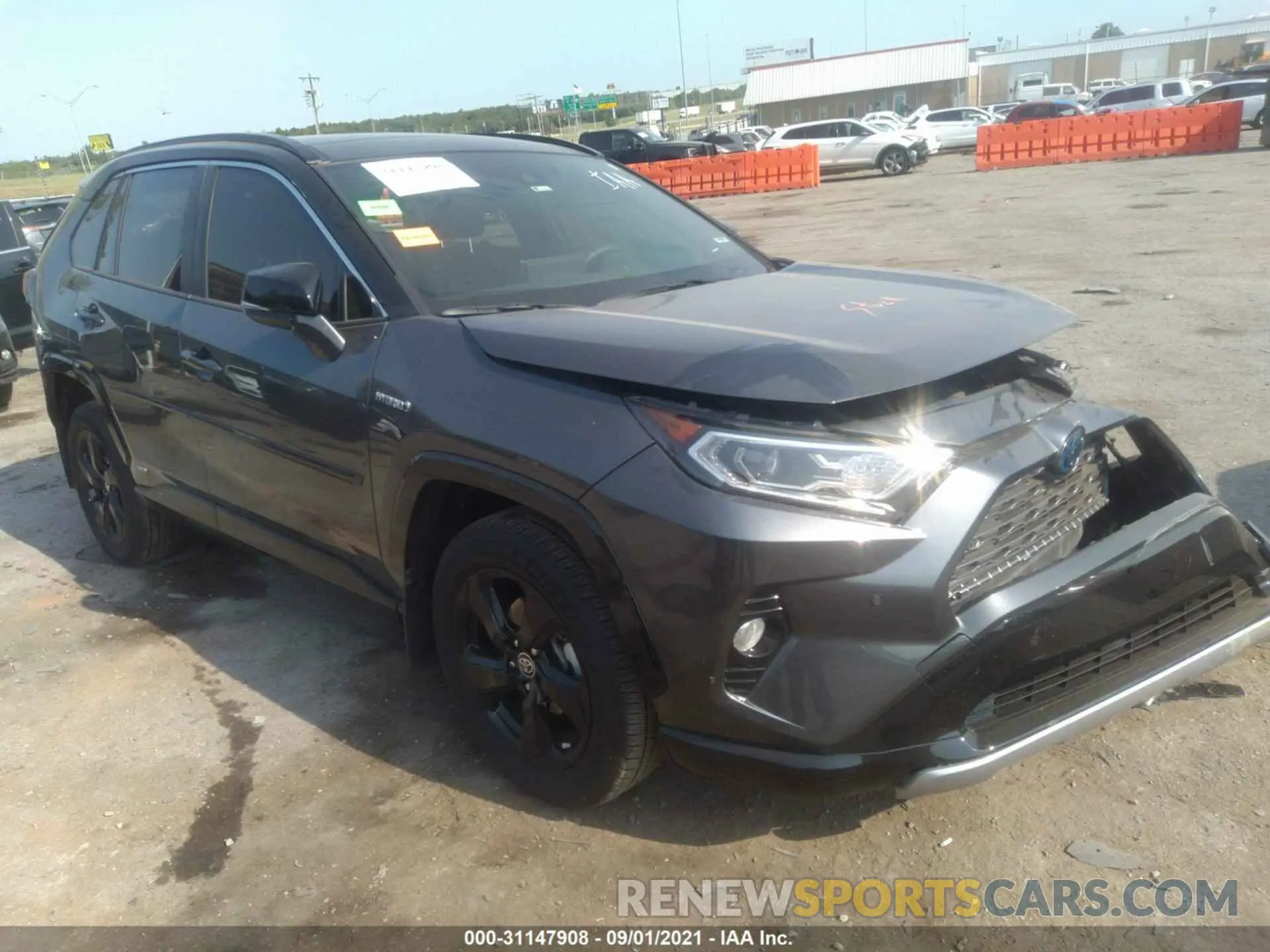 1 Photograph of a damaged car JTME6RFV3LD503305 TOYOTA RAV4 2020