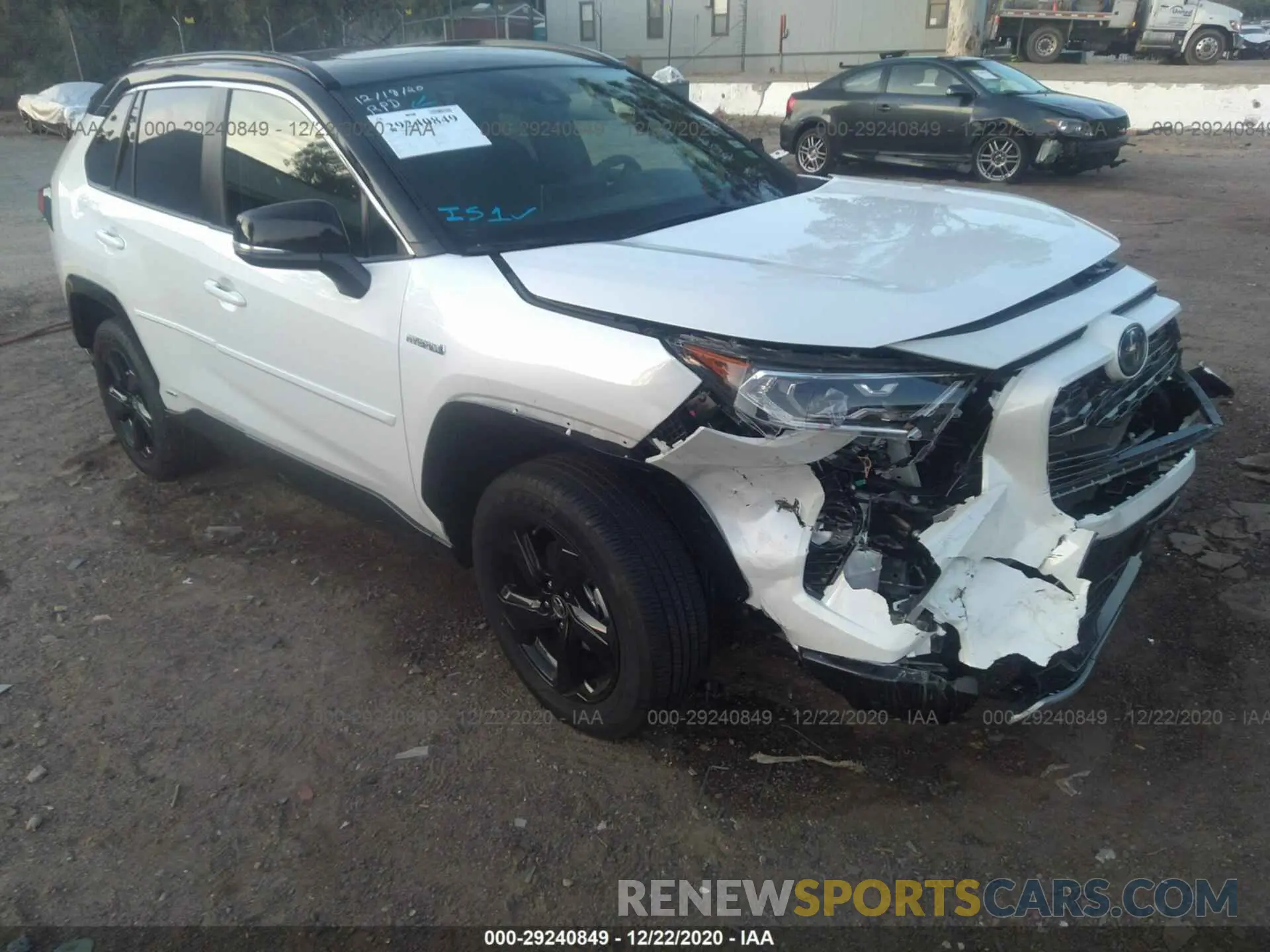 1 Photograph of a damaged car JTME6RFV4LD502583 TOYOTA RAV4 2020