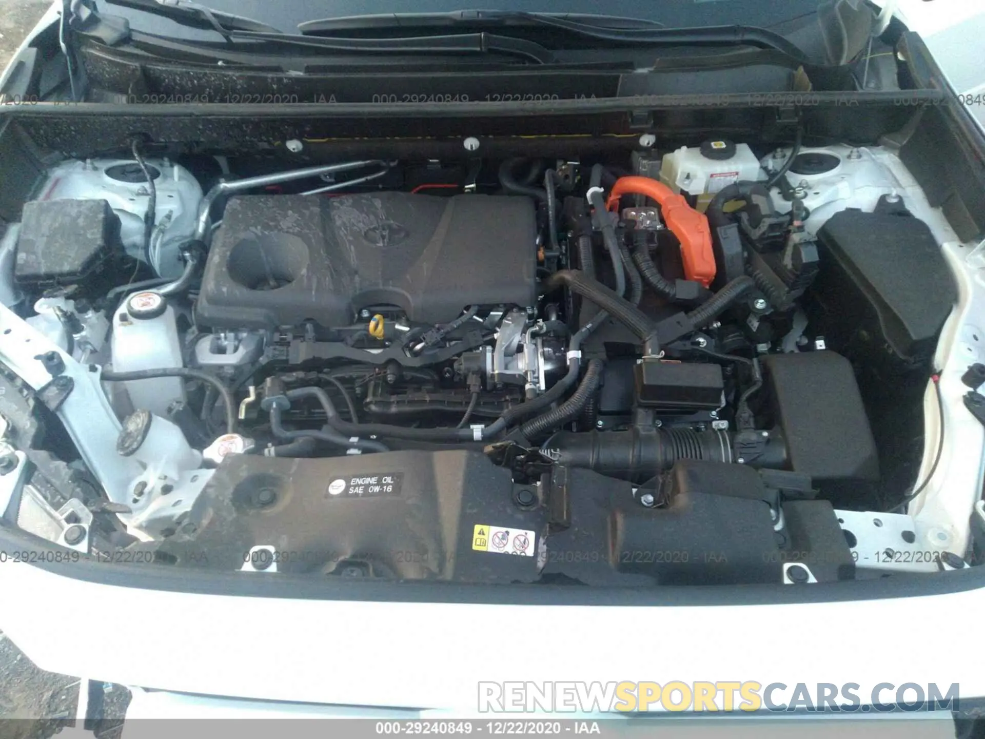 10 Photograph of a damaged car JTME6RFV4LD502583 TOYOTA RAV4 2020