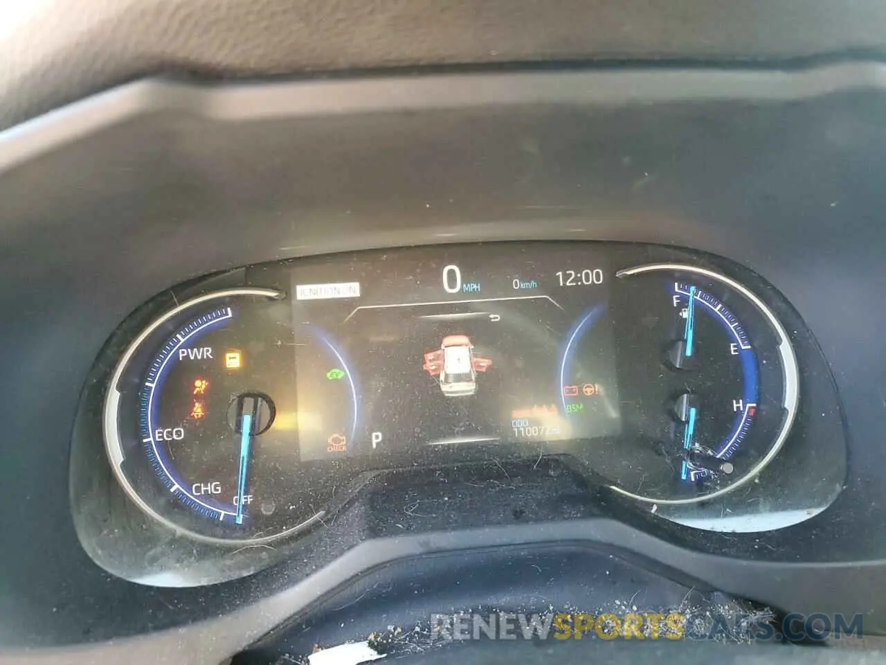 9 Фотография поврежденного автомобиля JTMEWRFV1LD539235 TOYOTA RAV4 2020