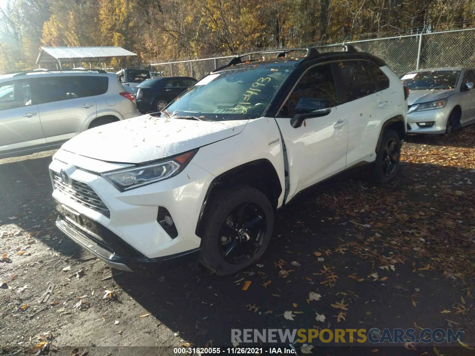 2 Photograph of a damaged car JTMEWRFV2LD543214 TOYOTA RAV4 2020