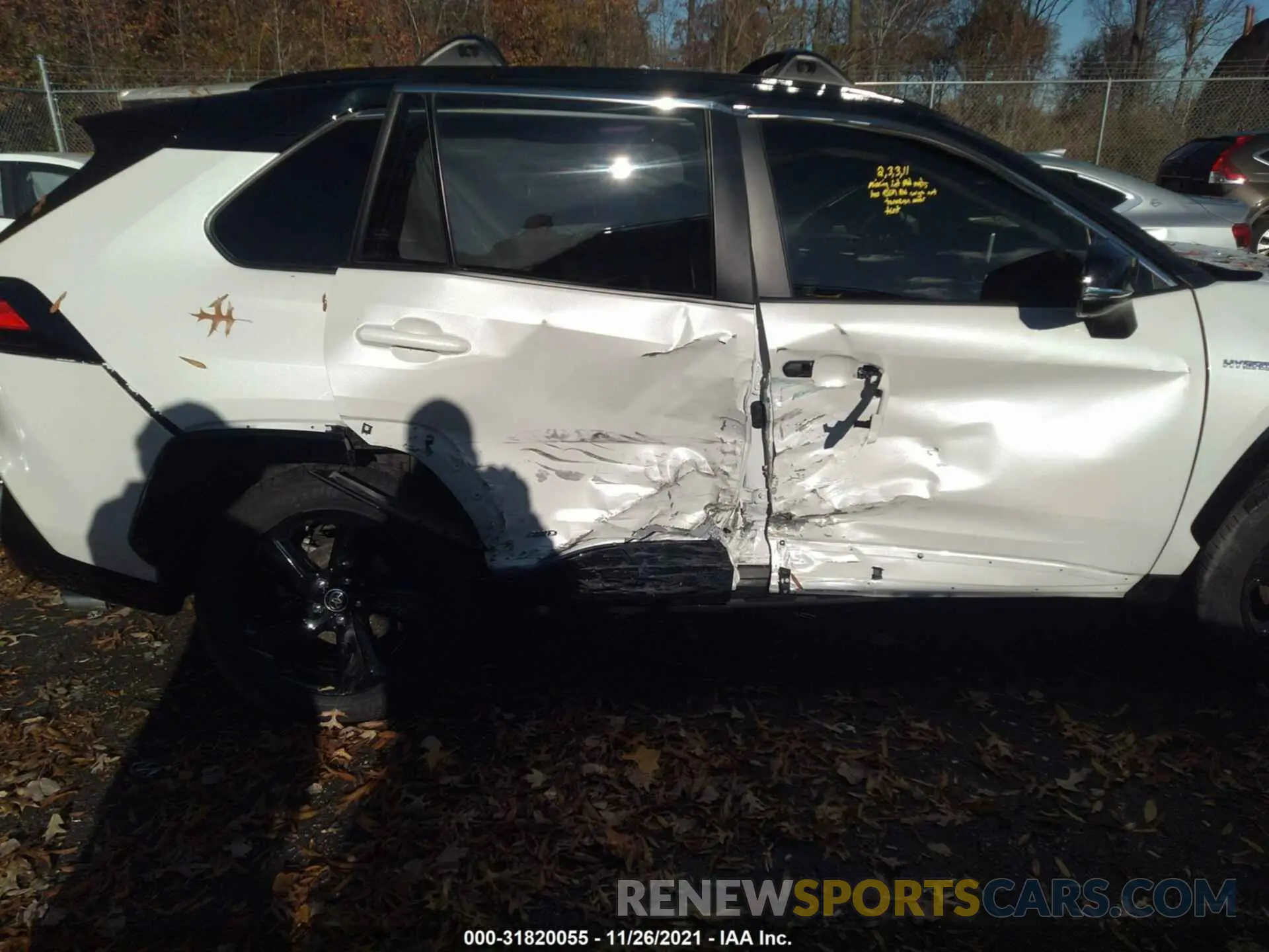 6 Photograph of a damaged car JTMEWRFV2LD543214 TOYOTA RAV4 2020