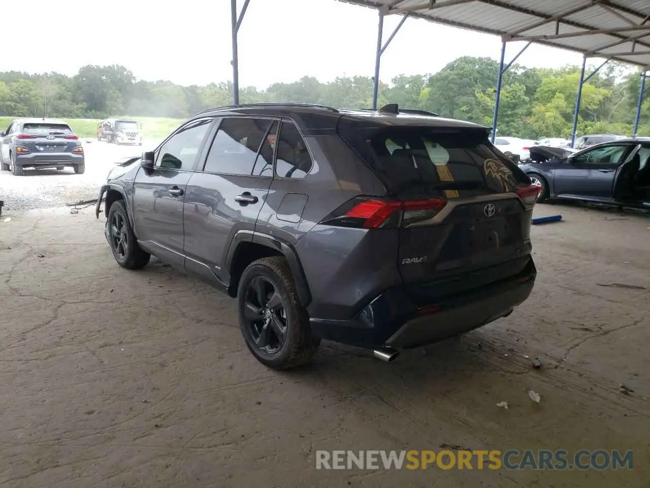 3 Фотография поврежденного автомобиля JTMEWRFV8LJ046010 TOYOTA RAV4 2020