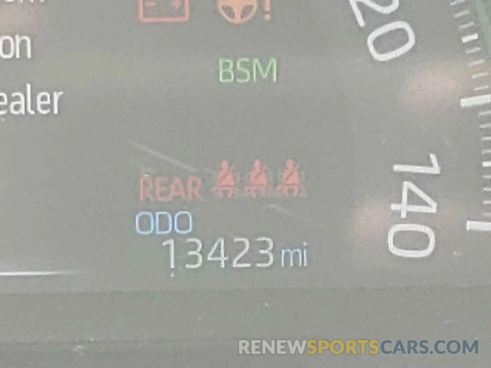 8 Photograph of a damaged car JTMEWRFV9LD537152 TOYOTA RAV4 2020
