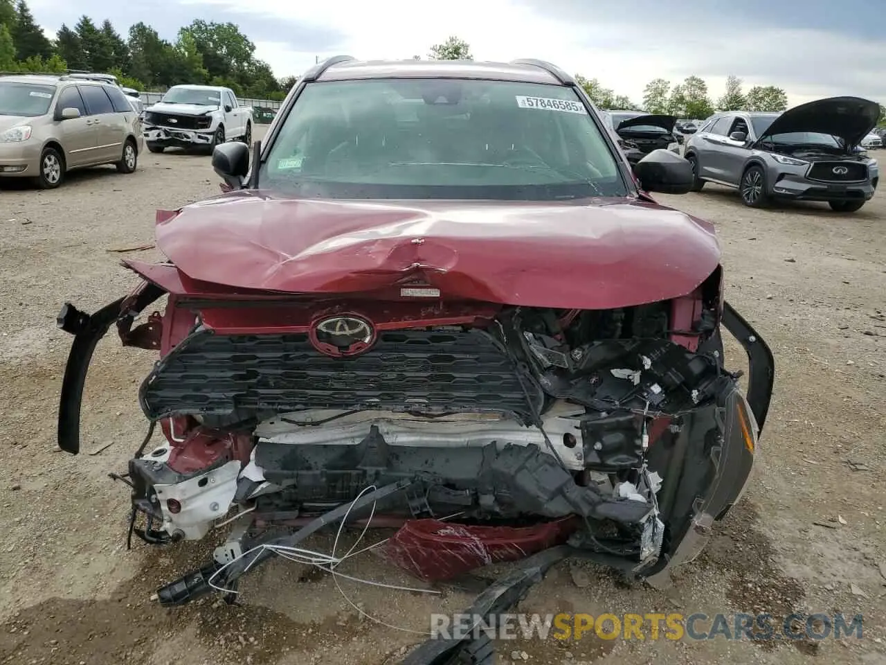 5 Фотография поврежденного автомобиля JTMF1RFV1LD064804 TOYOTA RAV4 2020