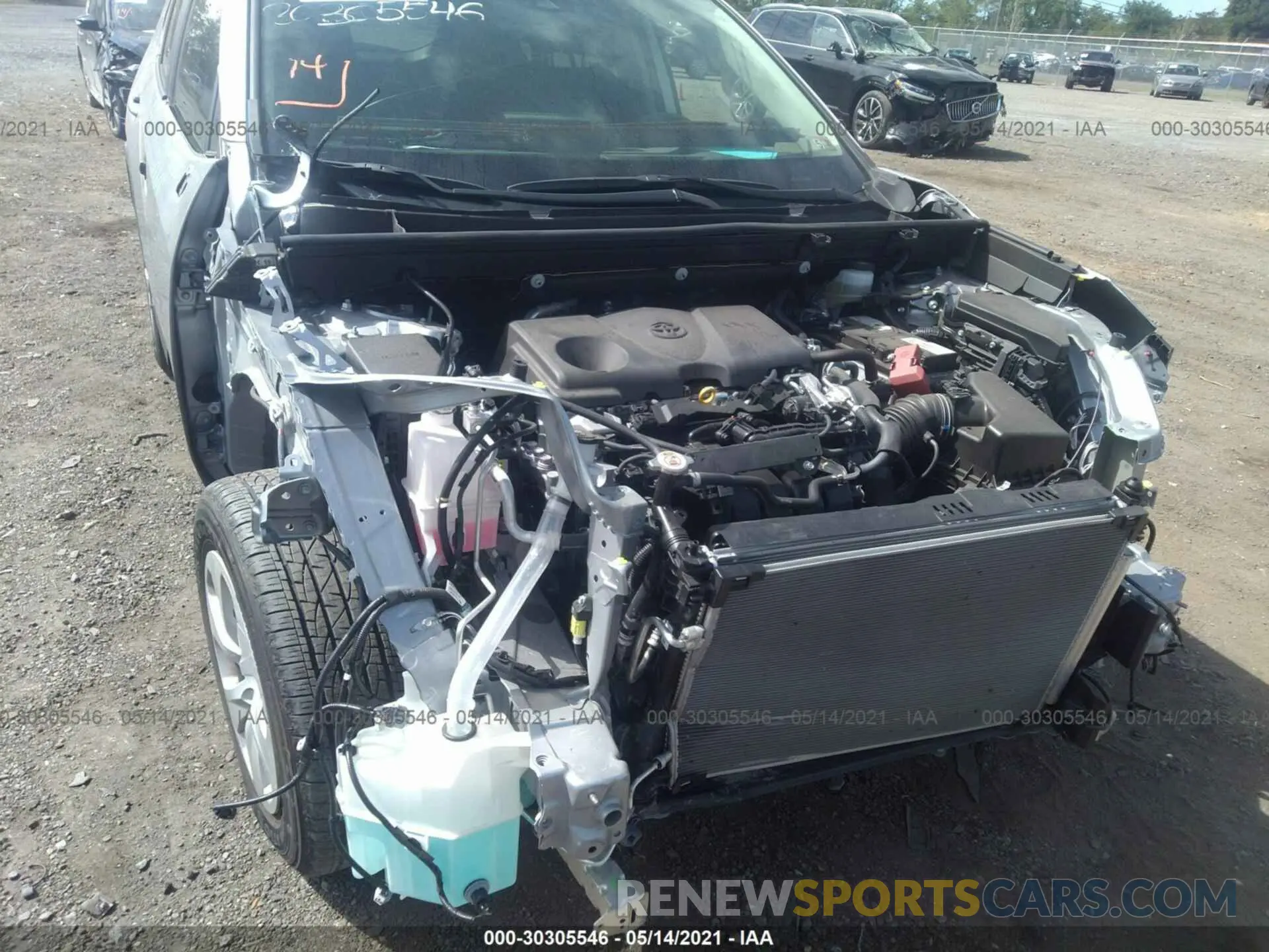 6 Photograph of a damaged car JTMG1RFV2LD062628 TOYOTA RAV4 2020