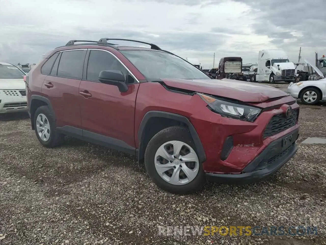 4 Photograph of a damaged car JTMH1RFV1LD042956 TOYOTA RAV4 2020
