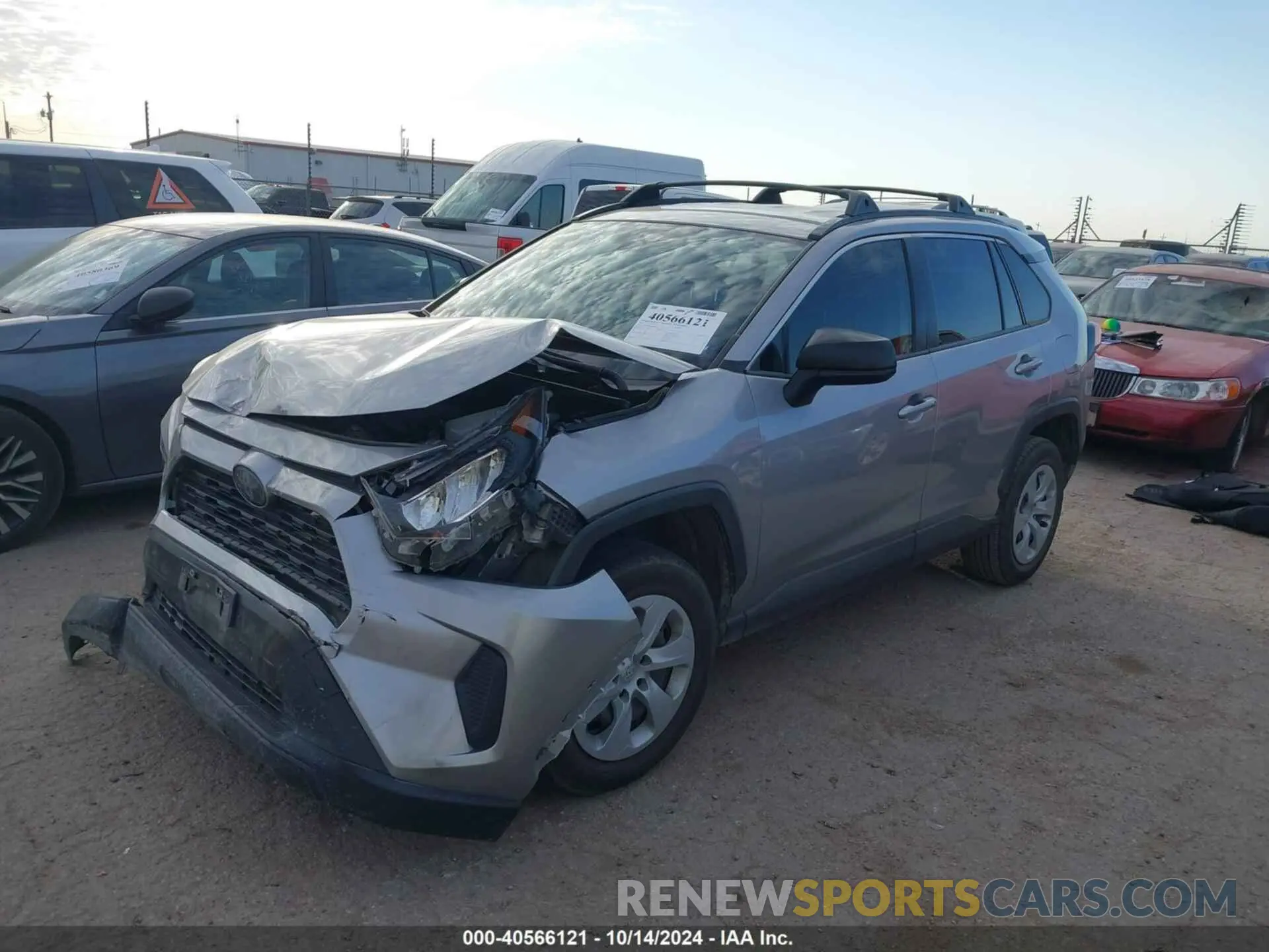 2 Photograph of a damaged car JTMH1RFV4LD044166 TOYOTA RAV4 2020