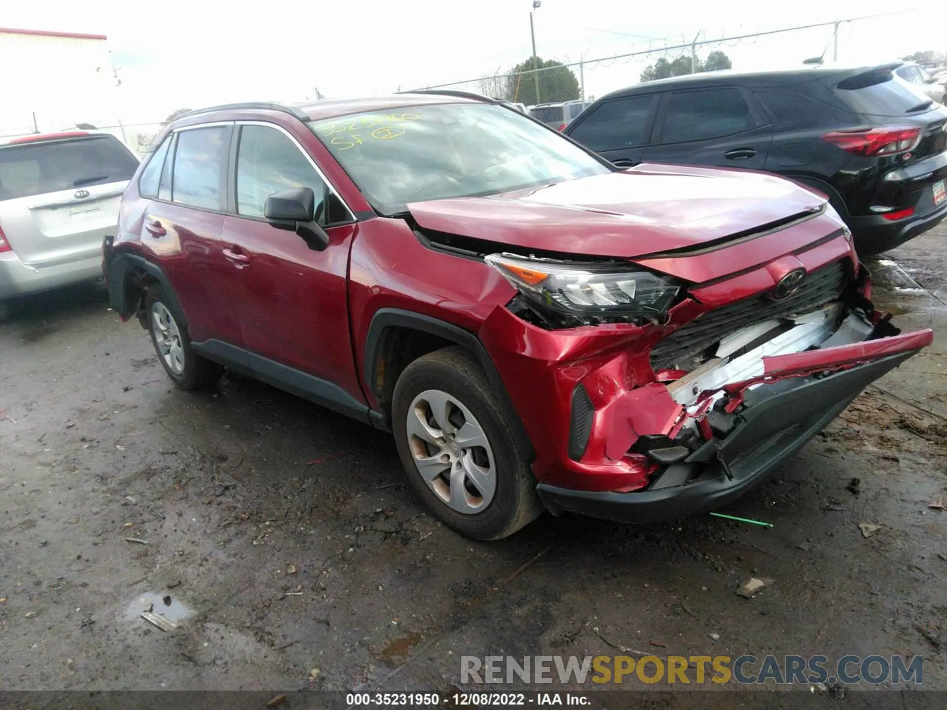 1 Photograph of a damaged car JTMH1RFV5LD049828 TOYOTA RAV4 2020