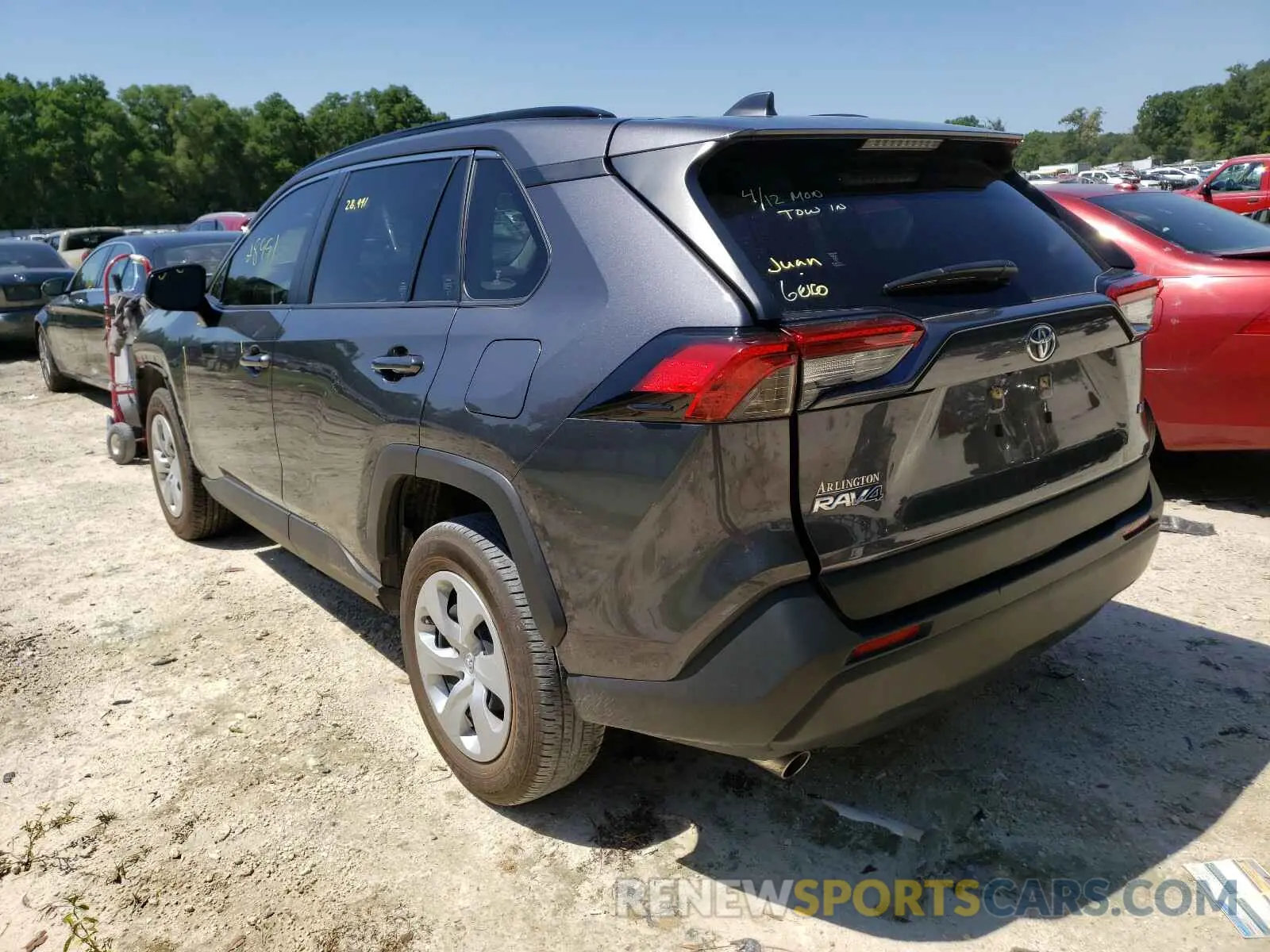 3 Photograph of a damaged car JTMH1RFV7LD059227 TOYOTA RAV4 2020