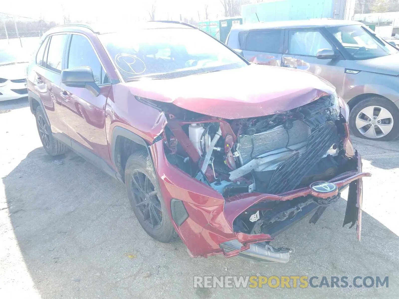 1 Photograph of a damaged car JTMH1RFV9LD044048 TOYOTA RAV4 2020