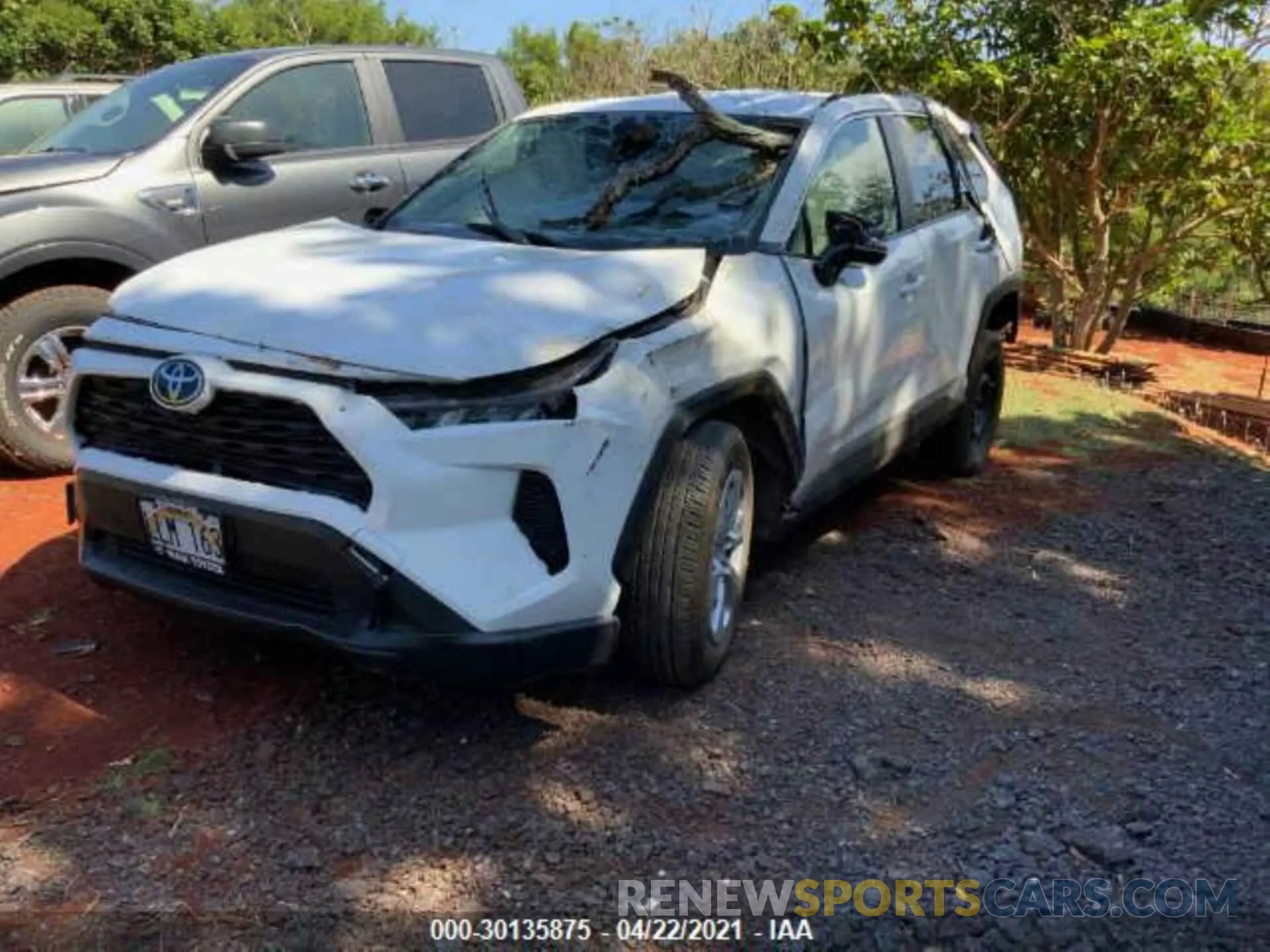 2 Photograph of a damaged car JTMK1RFV7LD057211 TOYOTA RAV4 2020