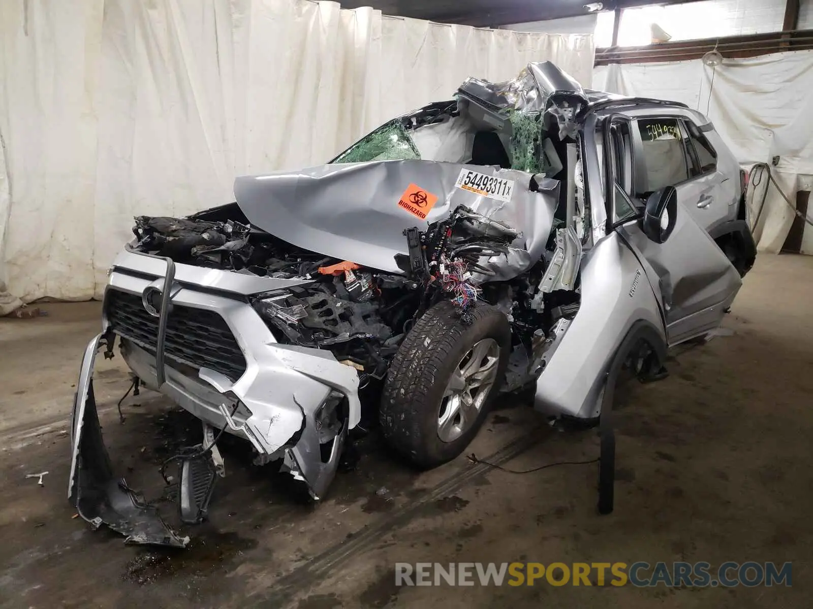 2 Фотография поврежденного автомобиля JTMLWRFV7LD047056 TOYOTA RAV4 2020