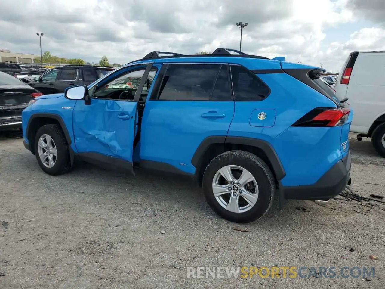 2 Photograph of a damaged car JTMMWRFV6LD054648 TOYOTA RAV4 2020