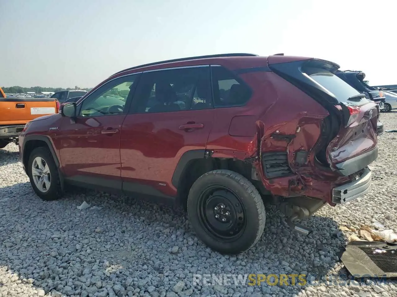 2 Фотография поврежденного автомобиля JTMMWRFV7LD068820 TOYOTA RAV4 2020