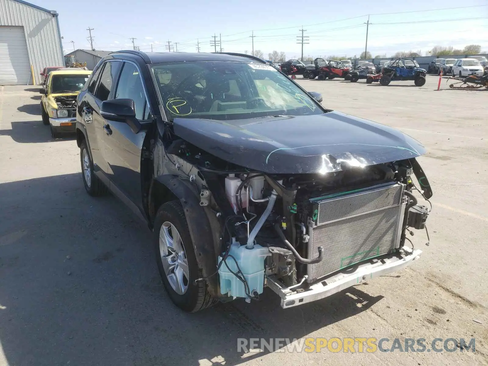 1 Photograph of a damaged car JTMMWRFV8LD054344 TOYOTA RAV4 2020
