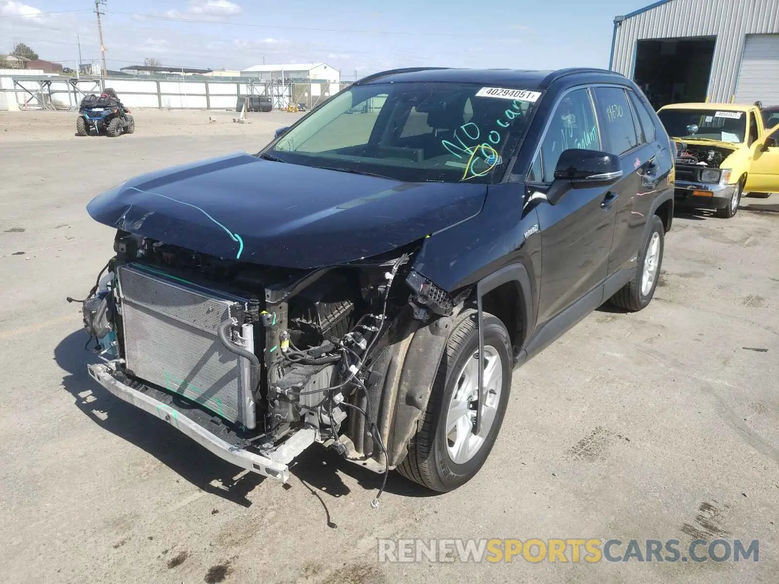 2 Photograph of a damaged car JTMMWRFV8LD054344 TOYOTA RAV4 2020
