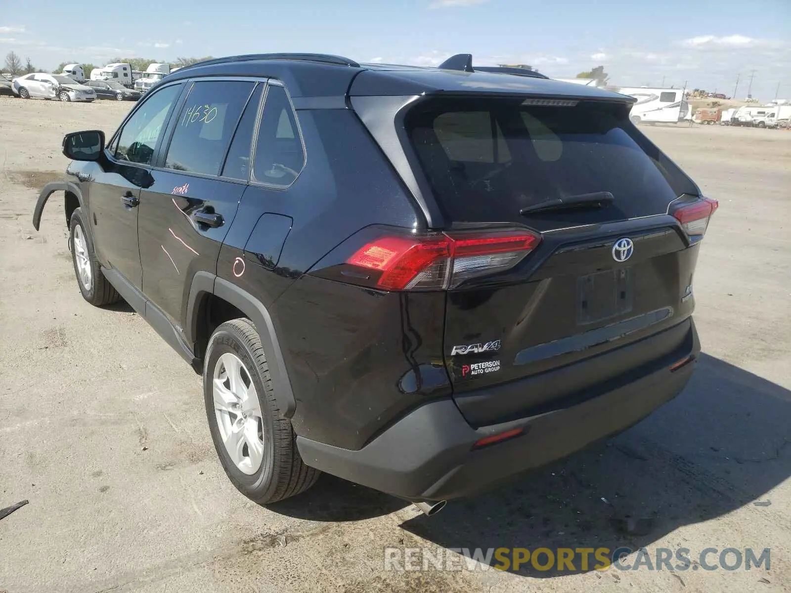 3 Photograph of a damaged car JTMMWRFV8LD054344 TOYOTA RAV4 2020
