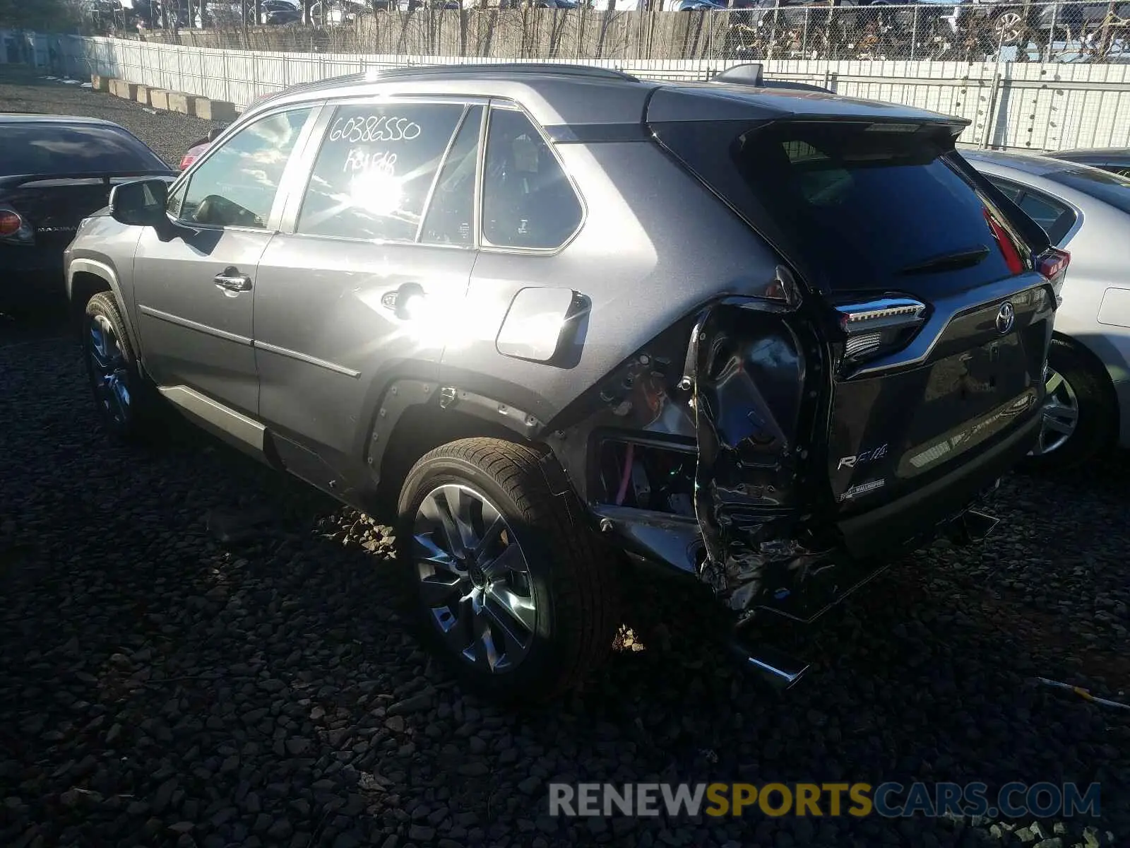 3 Photograph of a damaged car JTMN1RFV1LD054589 TOYOTA RAV4 2020