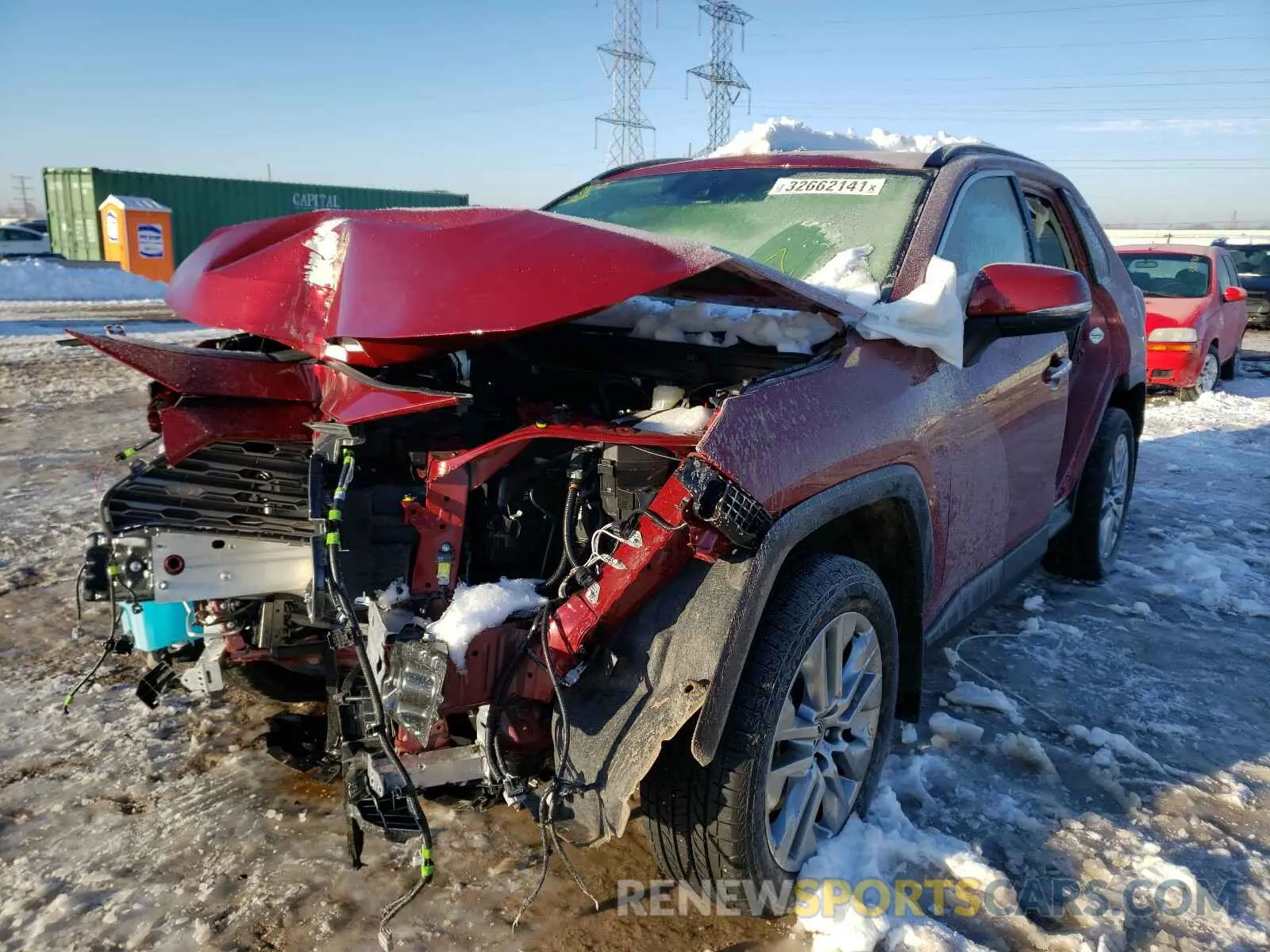 2 Photograph of a damaged car JTMN1RFV7LD528982 TOYOTA RAV4 2020
