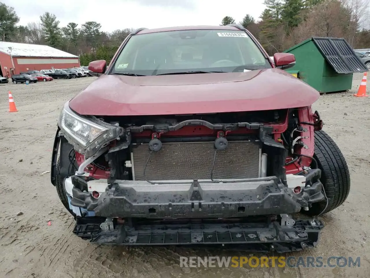 5 Photograph of a damaged car JTMP1RFV1LD058571 TOYOTA RAV4 2020