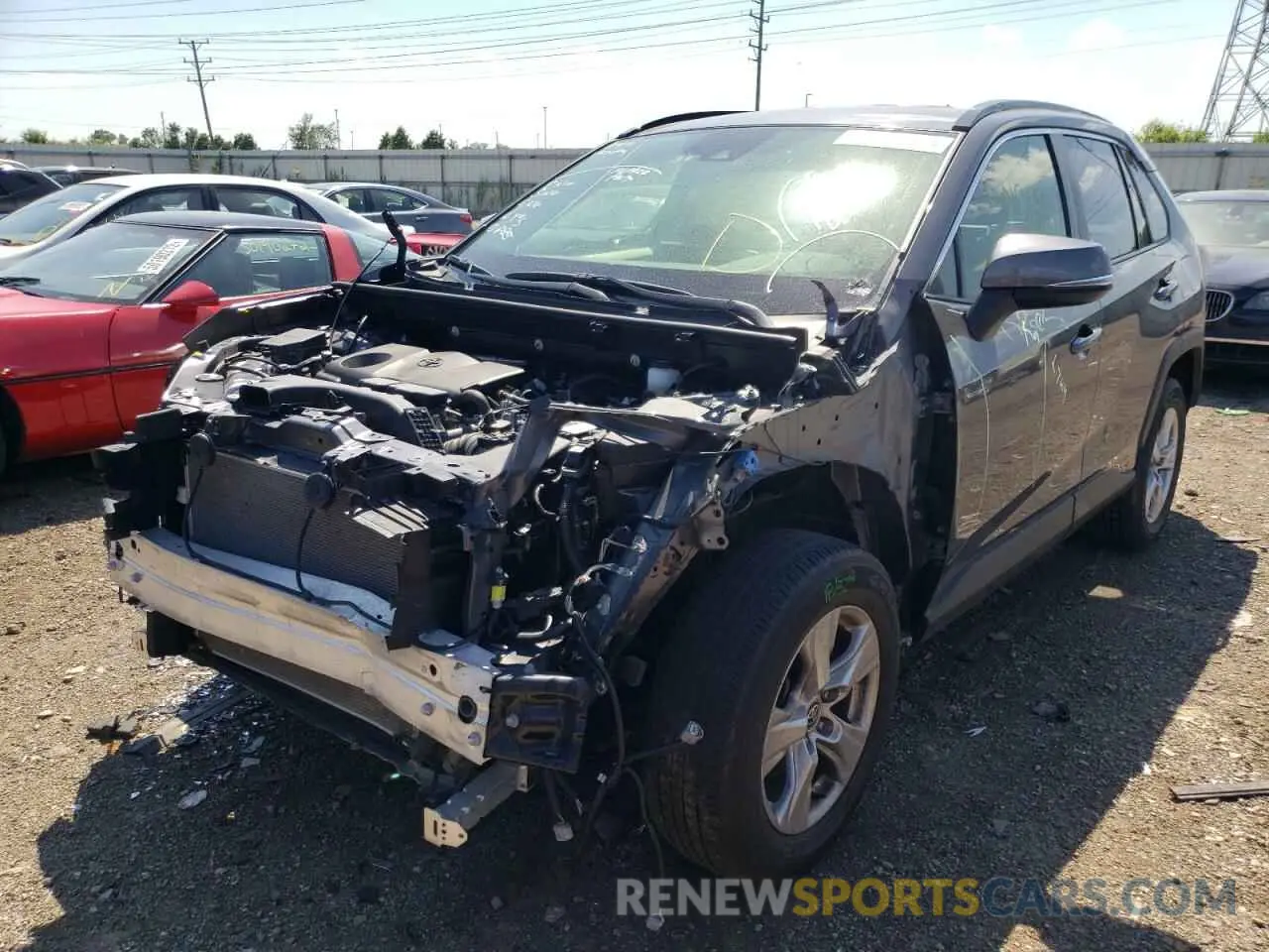 2 Photograph of a damaged car JTMP1RFV2LJ028366 TOYOTA RAV4 2020