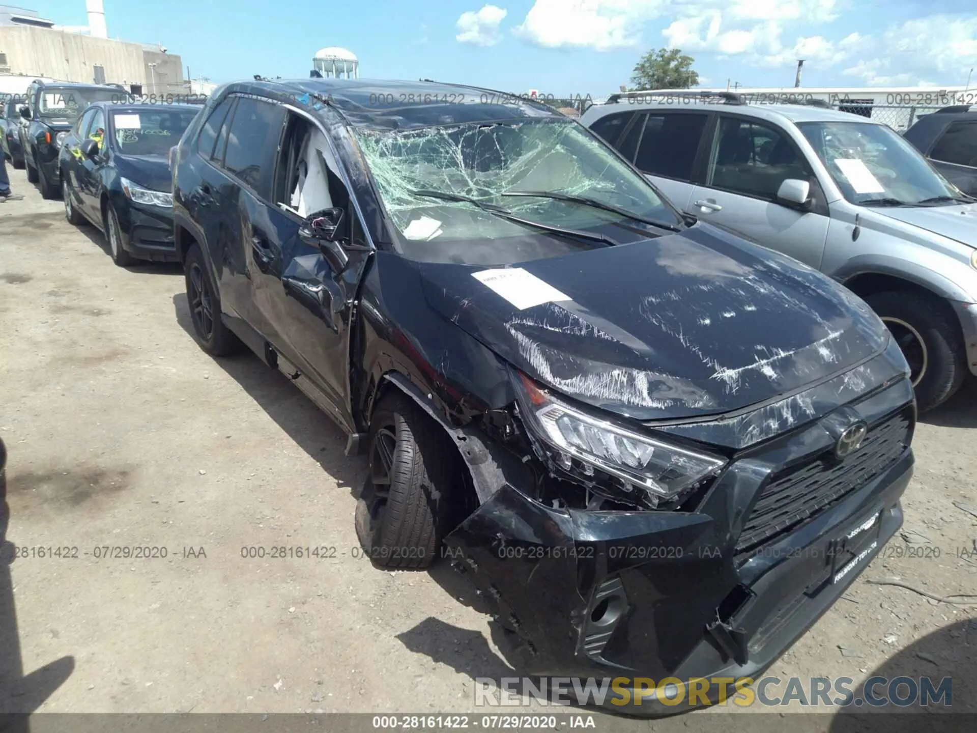 1 Photograph of a damaged car JTMP1RFV4LD061447 TOYOTA RAV4 2020