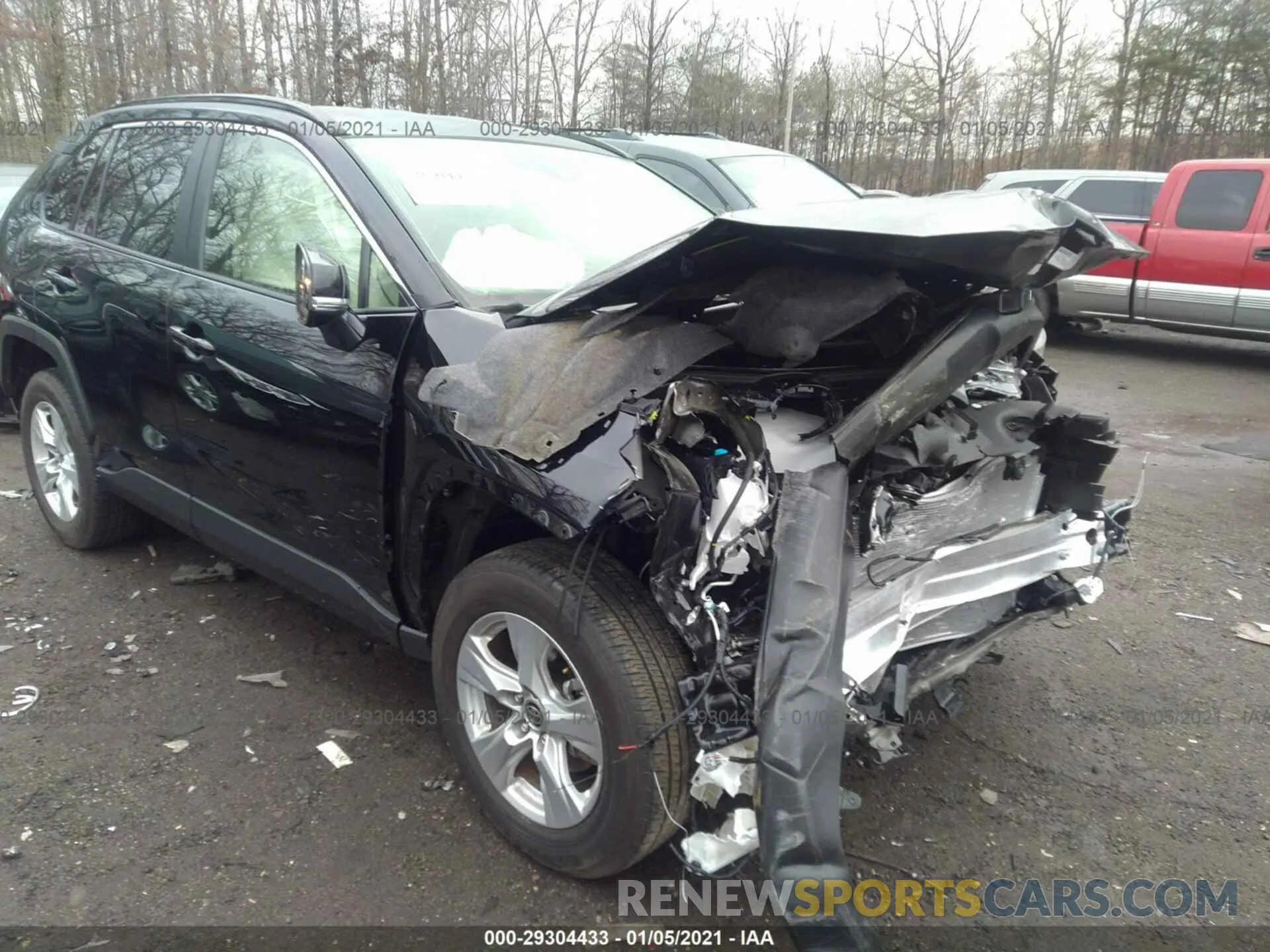 1 Photograph of a damaged car JTMP1RFV4LD524316 TOYOTA RAV4 2020