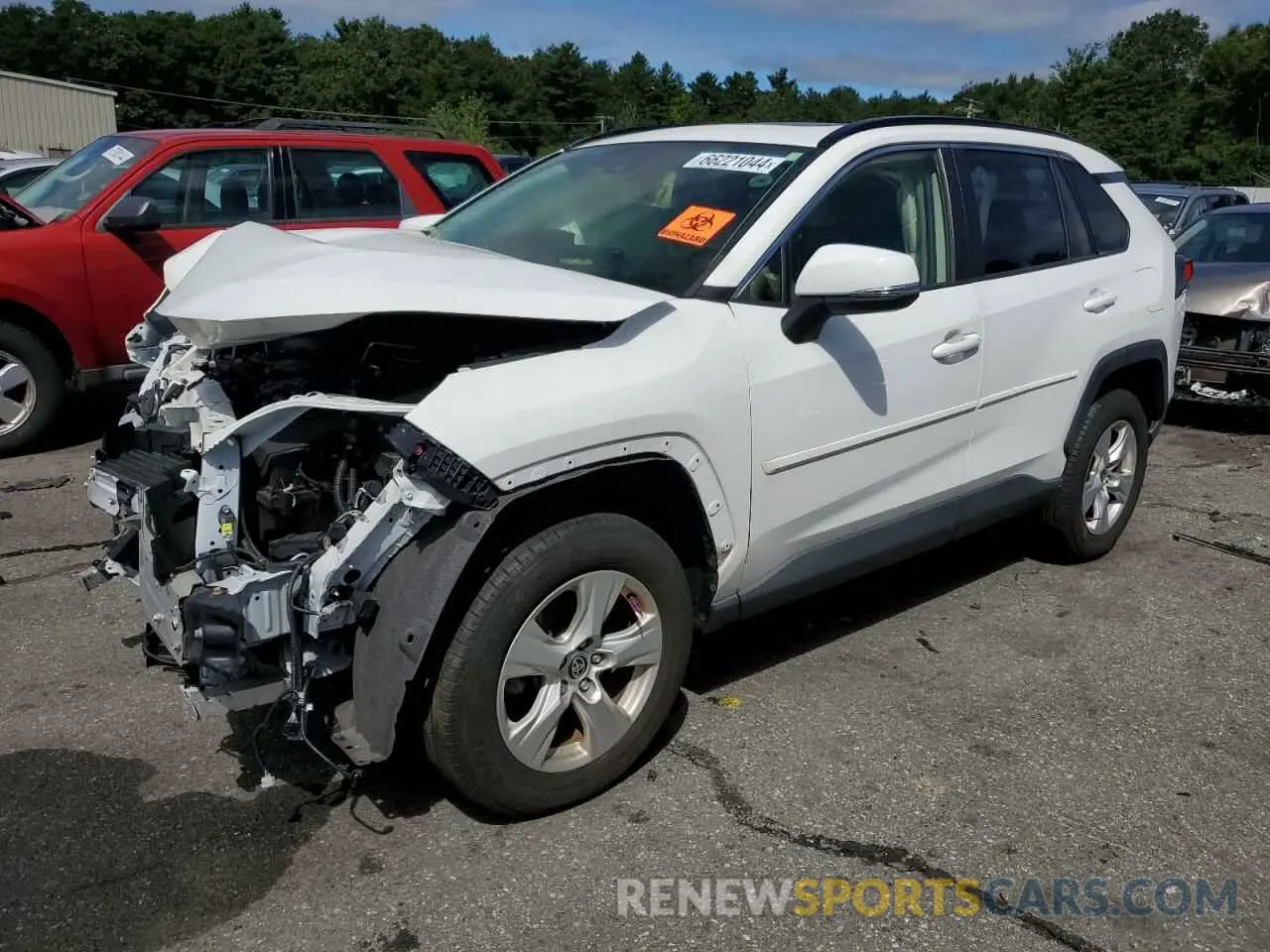 1 Photograph of a damaged car JTMP1RFV5LD524941 TOYOTA RAV4 2020