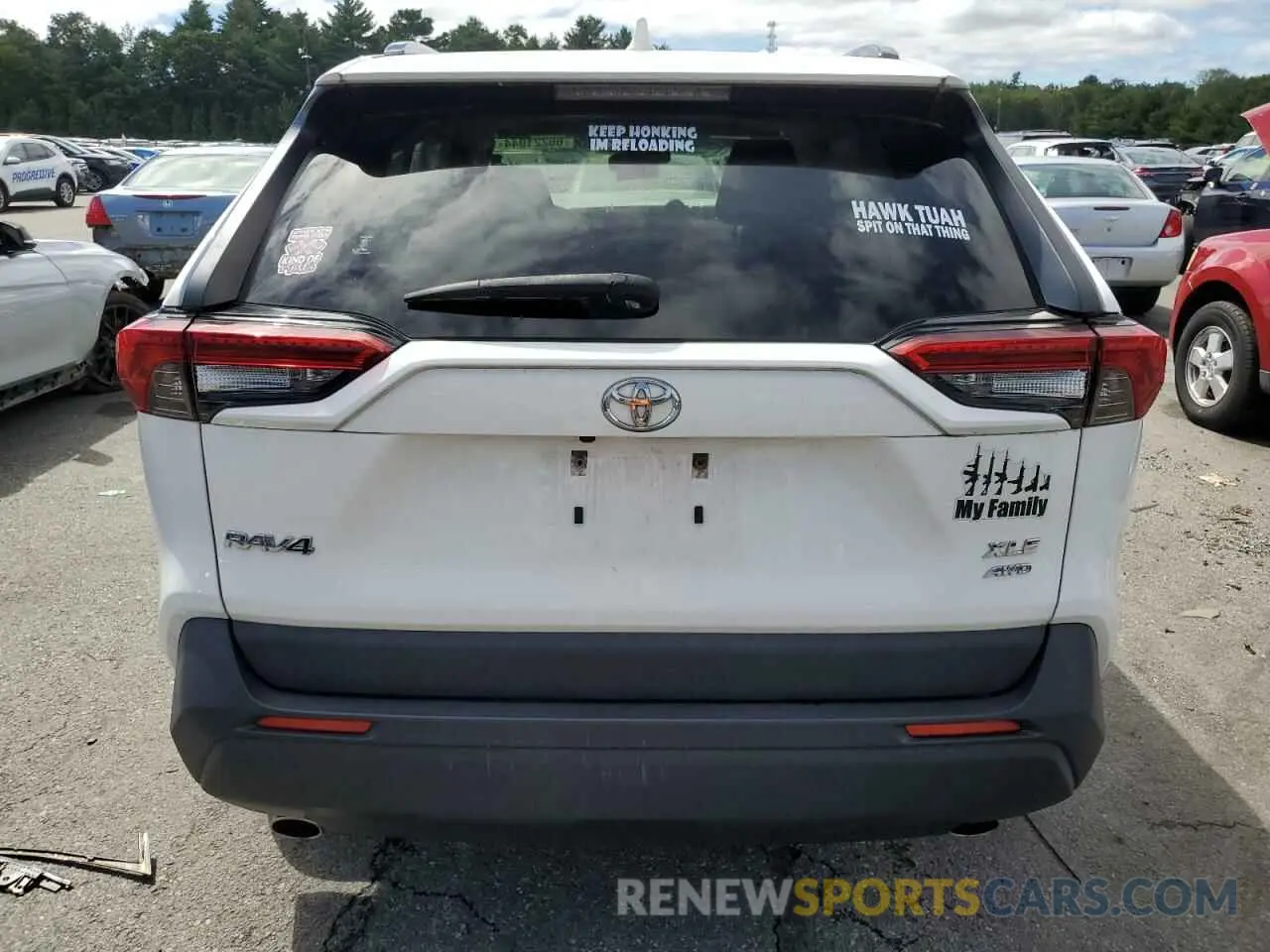 6 Photograph of a damaged car JTMP1RFV5LD524941 TOYOTA RAV4 2020