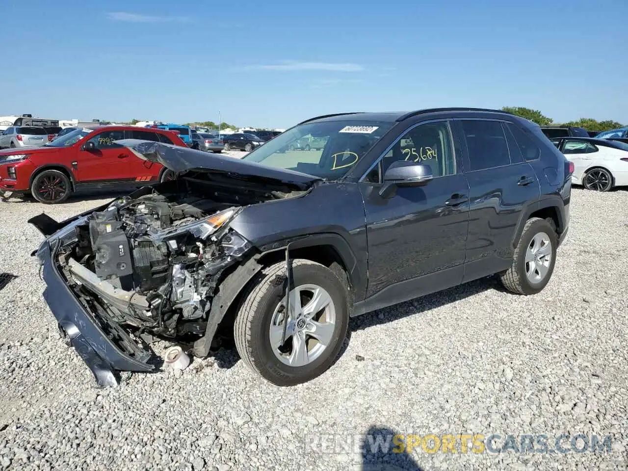 2 Photograph of a damaged car JTMP1RFV7LD053150 TOYOTA RAV4 2020