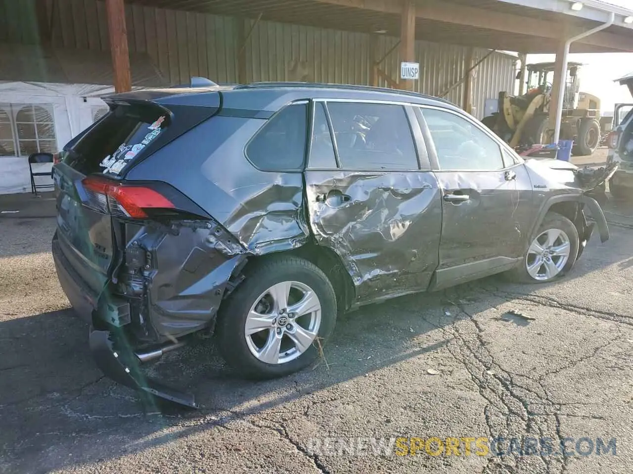3 Photograph of a damaged car JTMRWRFV0LD070494 TOYOTA RAV4 2020