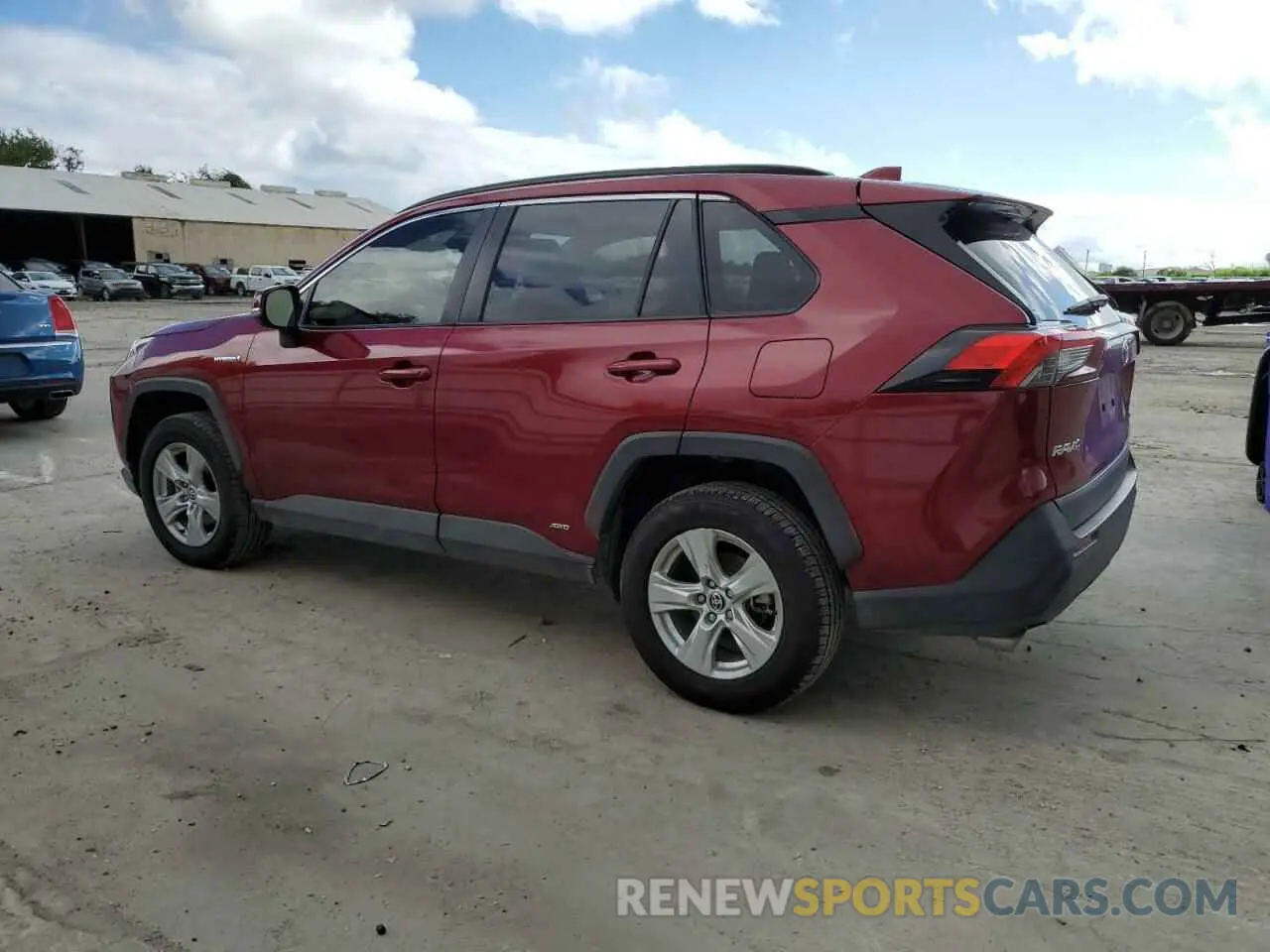 2 Photograph of a damaged car JTMRWRFV4LD067145 TOYOTA RAV4 2020