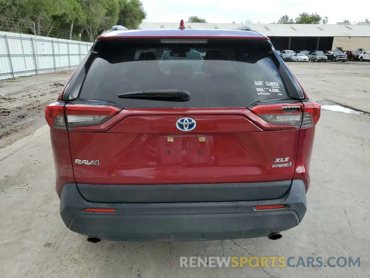 6 Photograph of a damaged car JTMRWRFV4LD067145 TOYOTA RAV4 2020